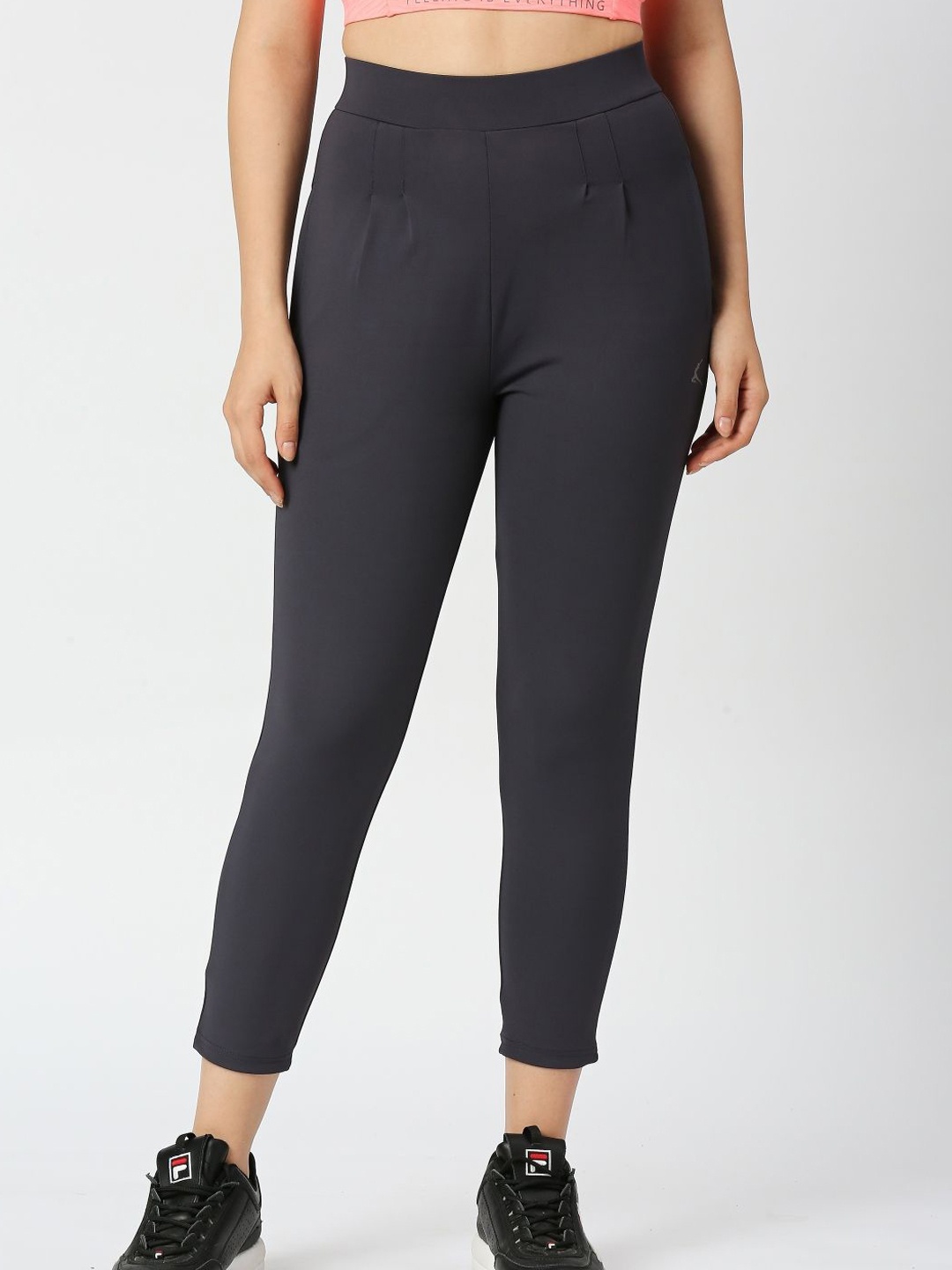 

Lovable Sport Women Grey Slim-Fit Mid Rise Tights