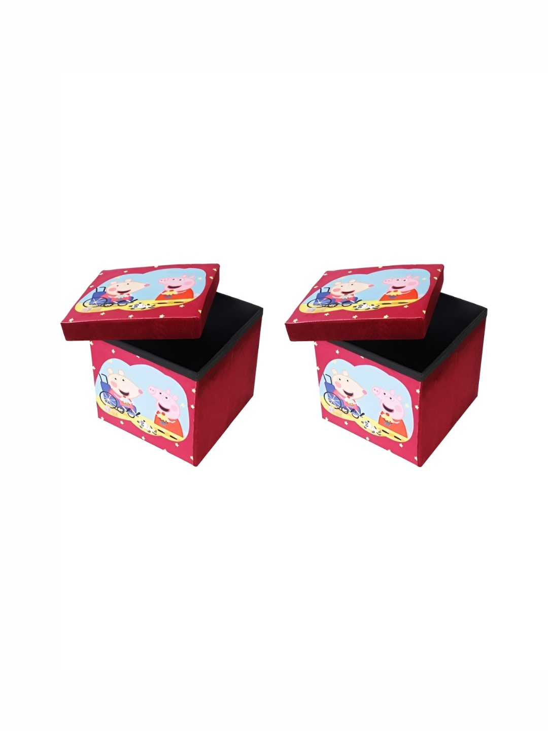 

UrbanArts Brown 2 Pieces Printed Super Strong Multi-Utility Organisers