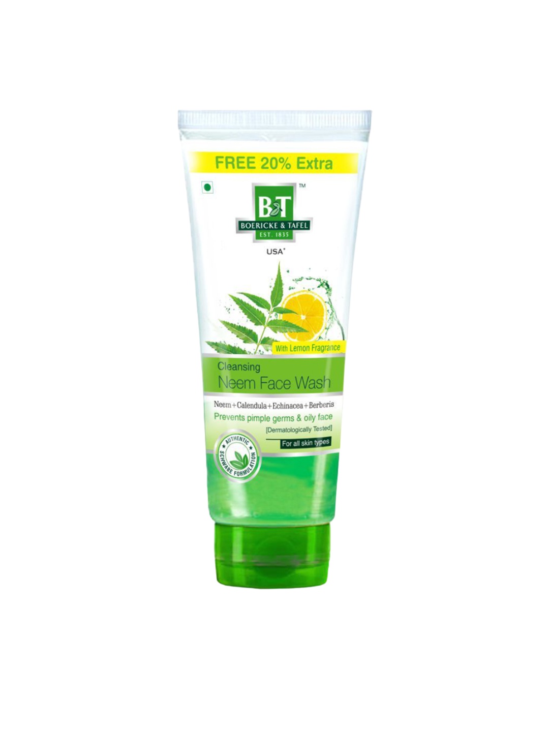 

BOERICKE & TAFEL Cleansing Neem Face Wash For Fresh & Soft Skin - 60 ml, White