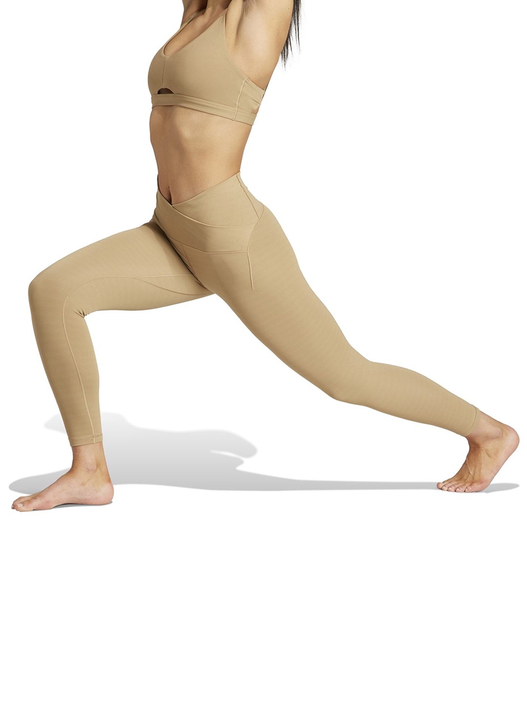 

ADIDAS Women Yga Lux Seas 78 Tights, Brown