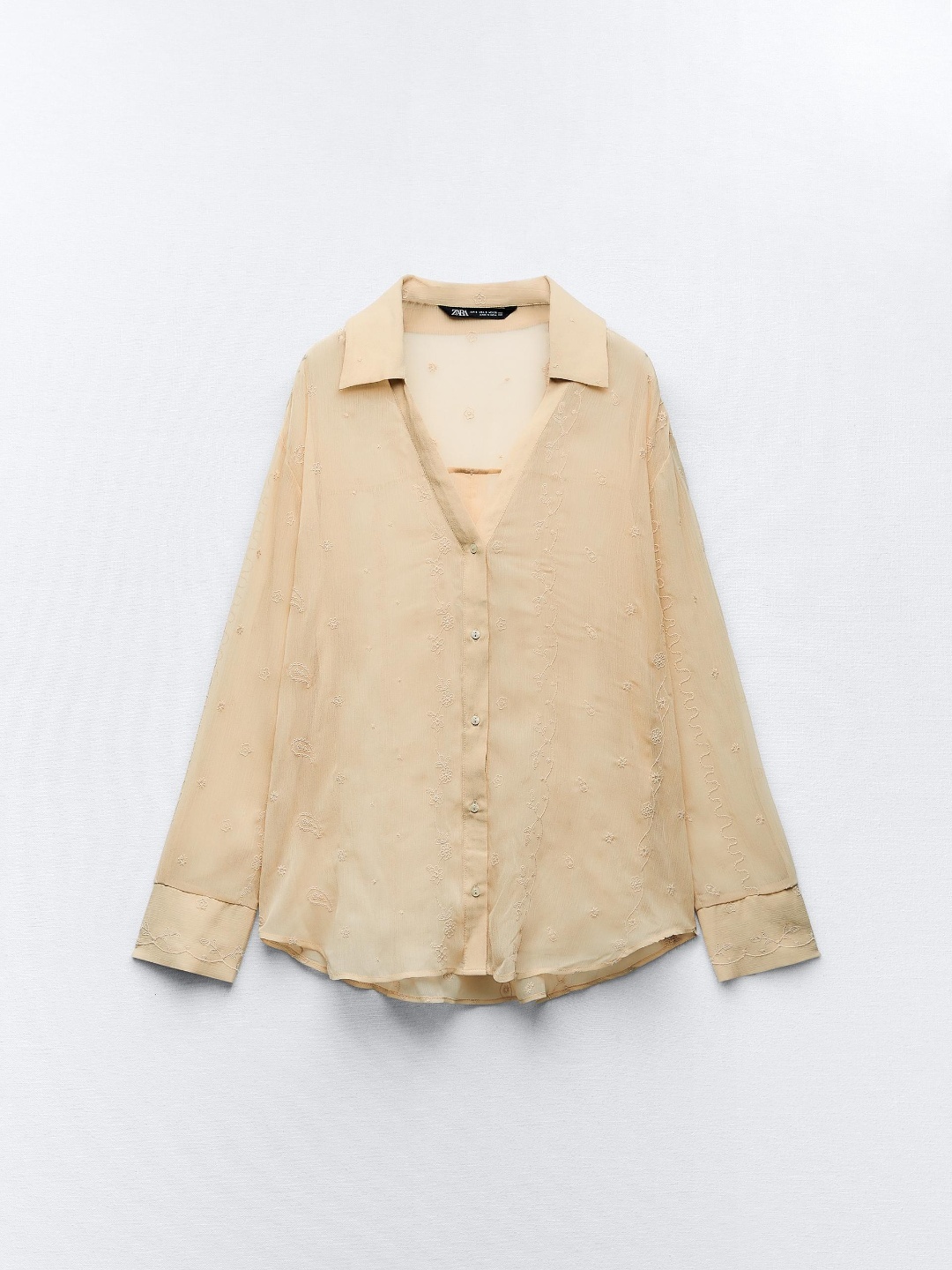 

ZARA Women Beige Shirts