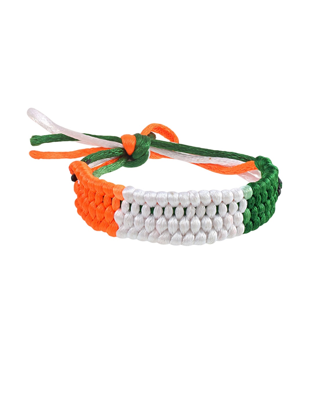 

MEMOIR Tri-Colored Patriotic Wraparound Bracelet, White