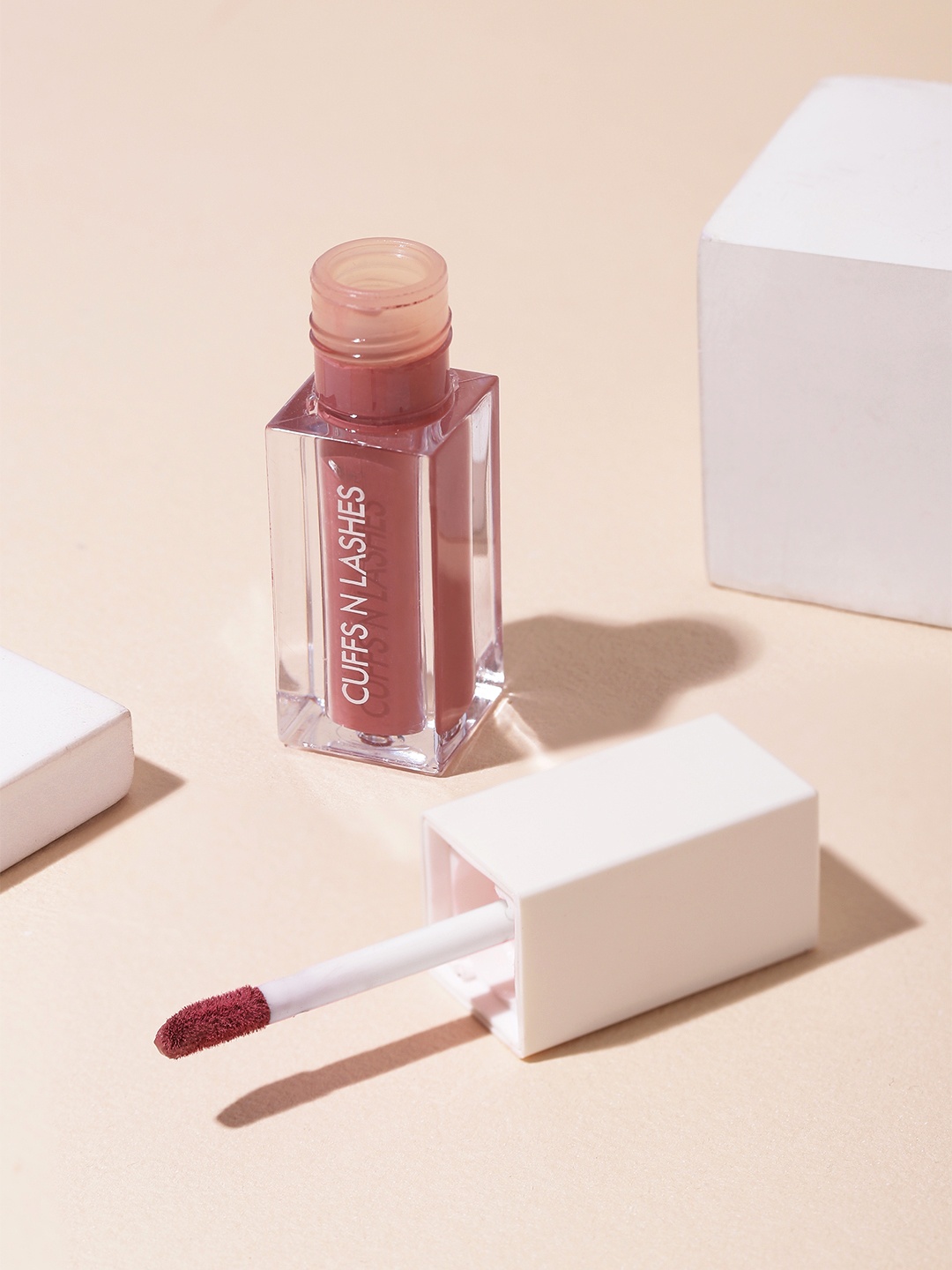

CUFFS N LASHES Matte Non-Drying Liquid Lipstick 6ml - Gup Shup 05, Nude