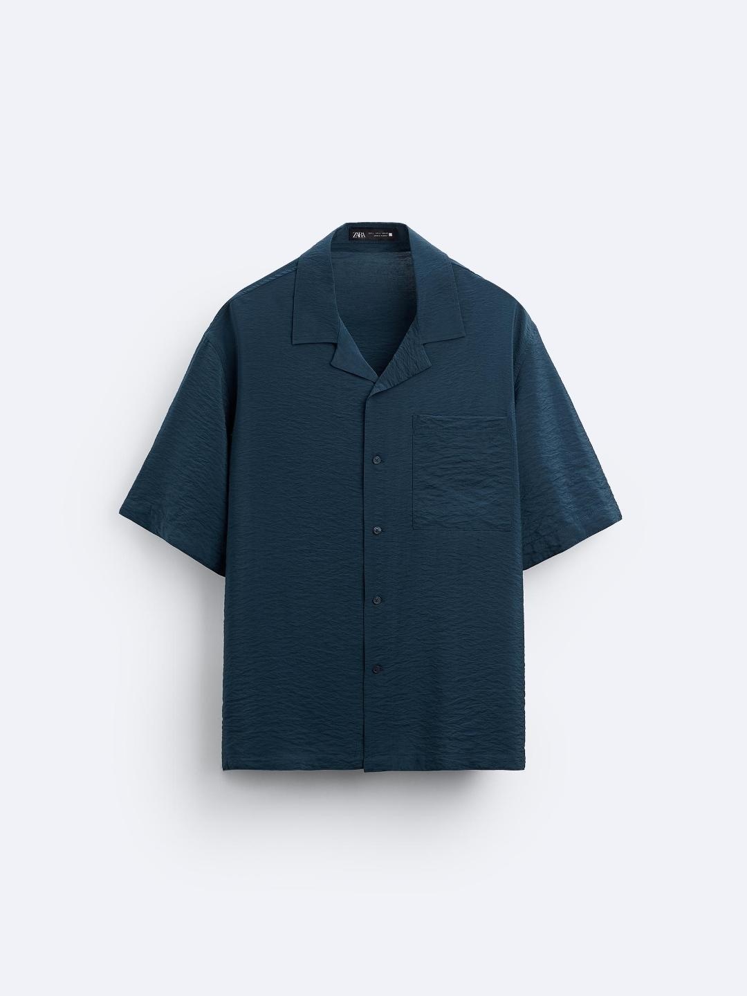 

ZARA Men Blue Shirts