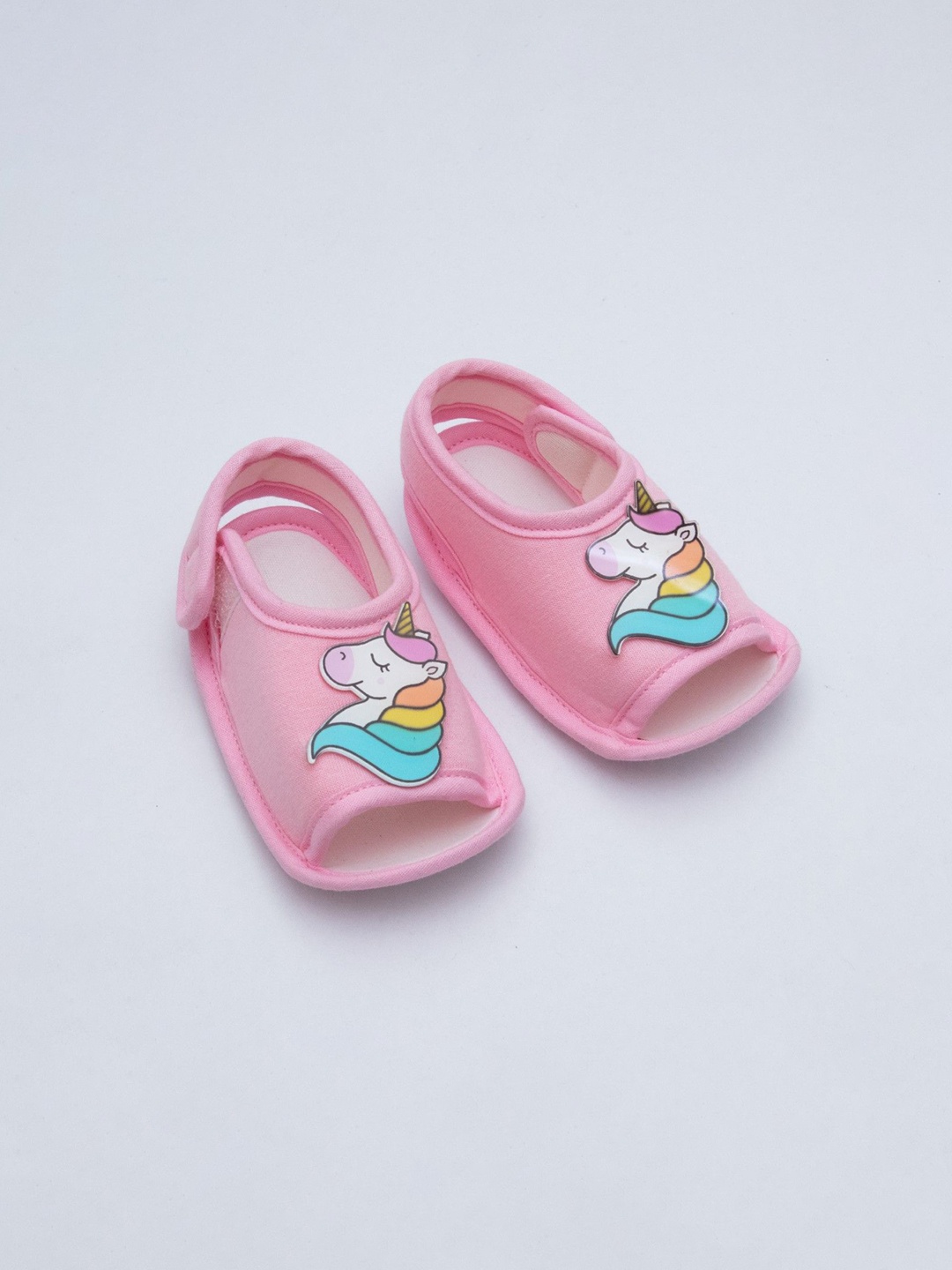

Daizy Girls Self Design Booties, Pink