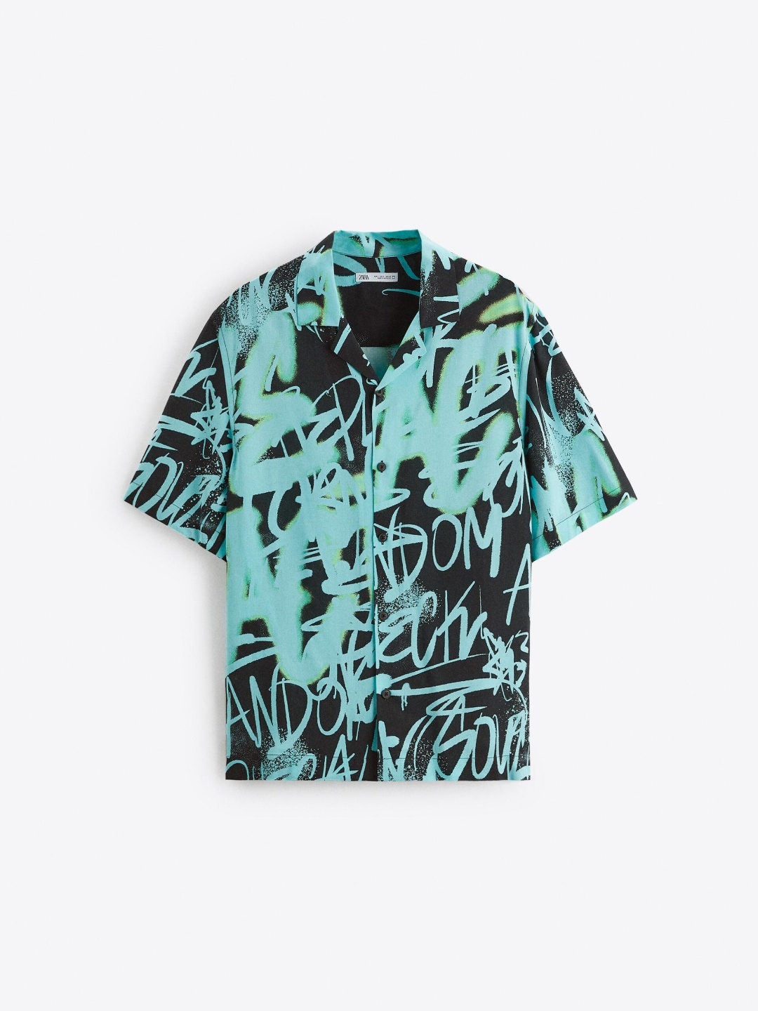 

ZARA Men Turquoise Blue Shirts