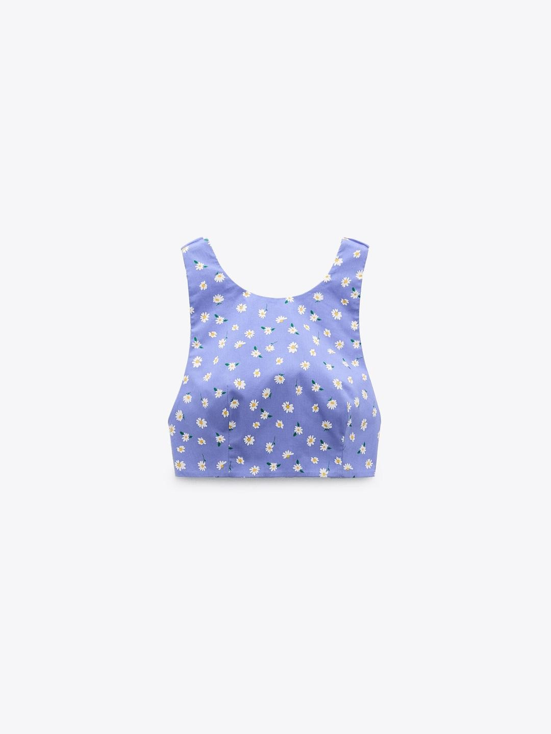 

ZARA Women Navy Blue Tops