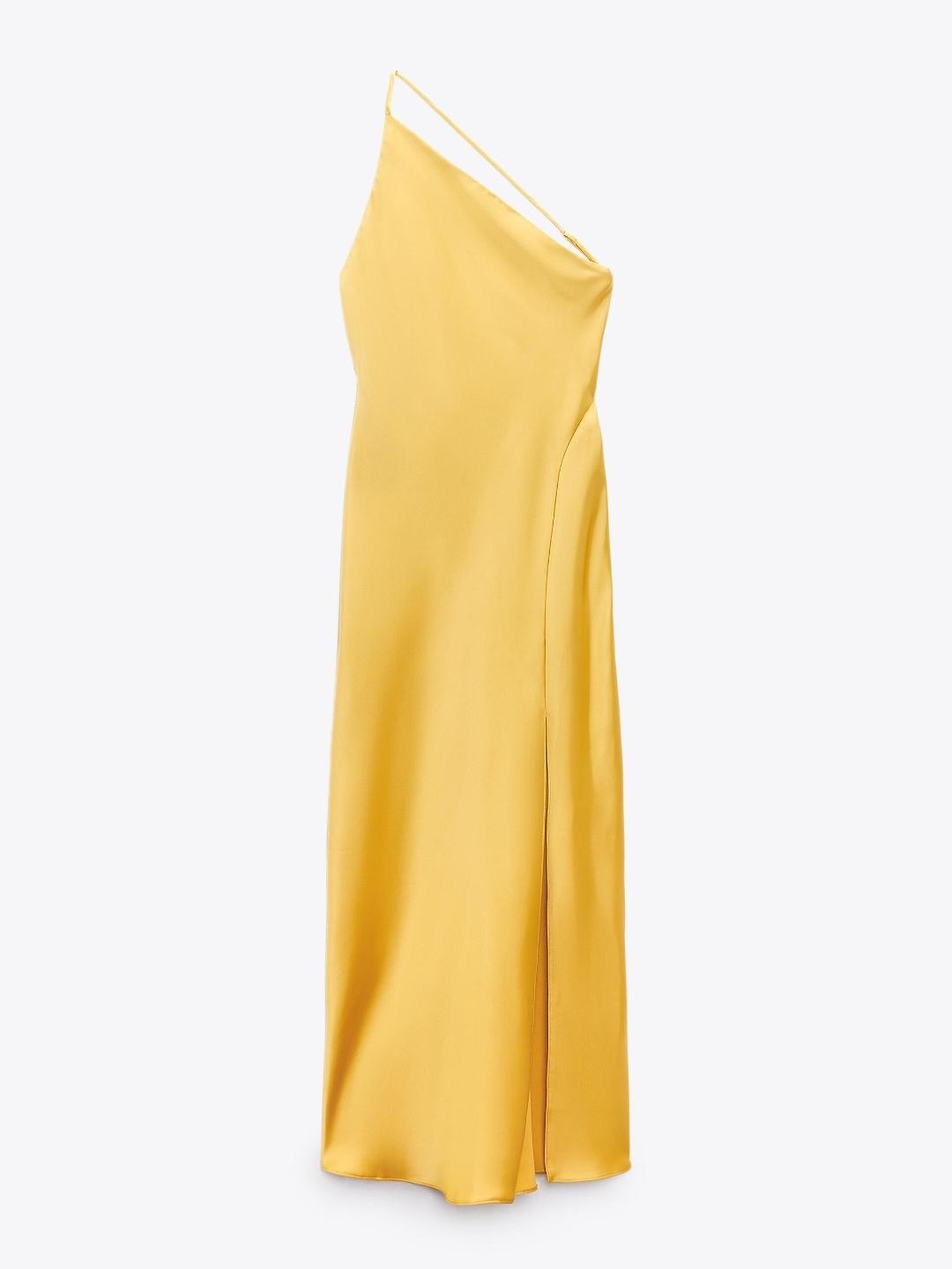 

ZARA Women Yellow Dress