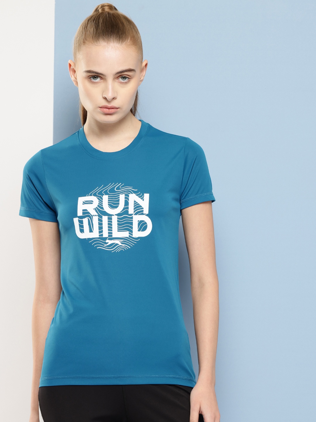 

Slazenger Ultra-Dry Printed T-shirt, Teal