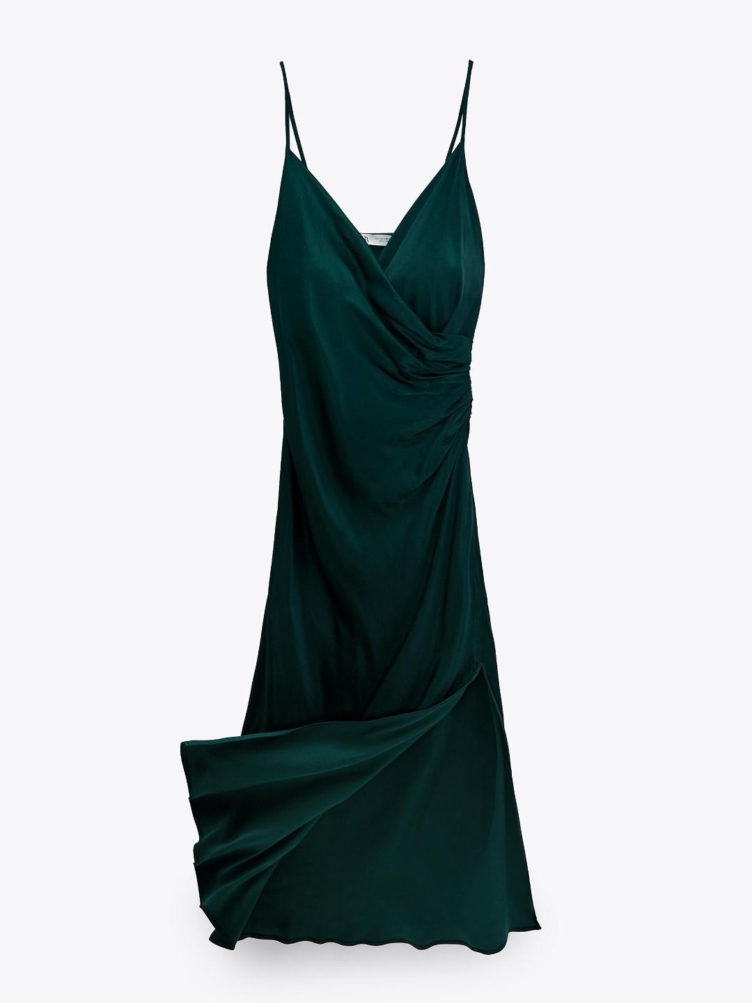 

ZARA Women Dresses, Green