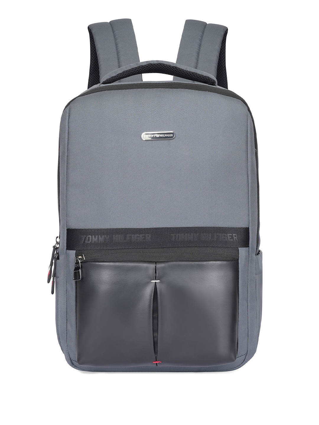 

Tommy Hilfiger Unisex Solid Up to 14 inch Laptop Ergonomic Backpack 20 L, Grey