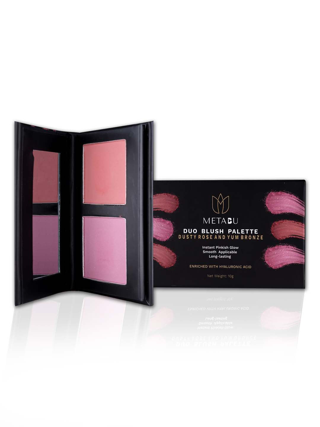 

METABU Duo Blush Palette - Dusty Rose & Yum Bronze, Pink