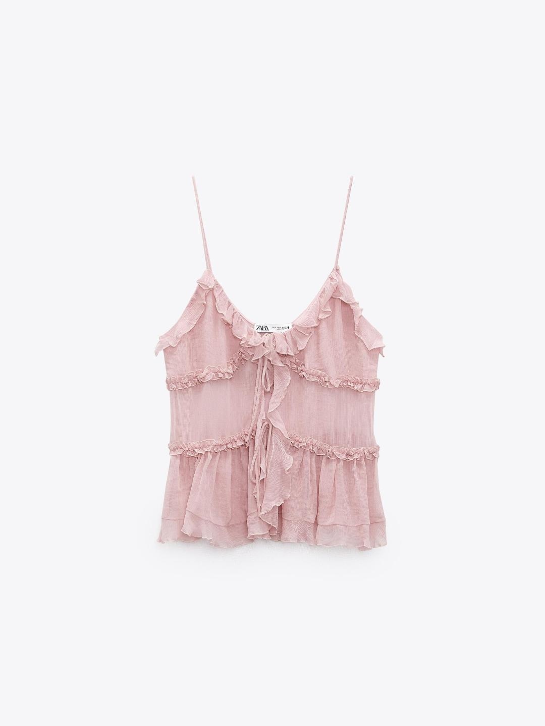 

ZARA Women Pink Tops
