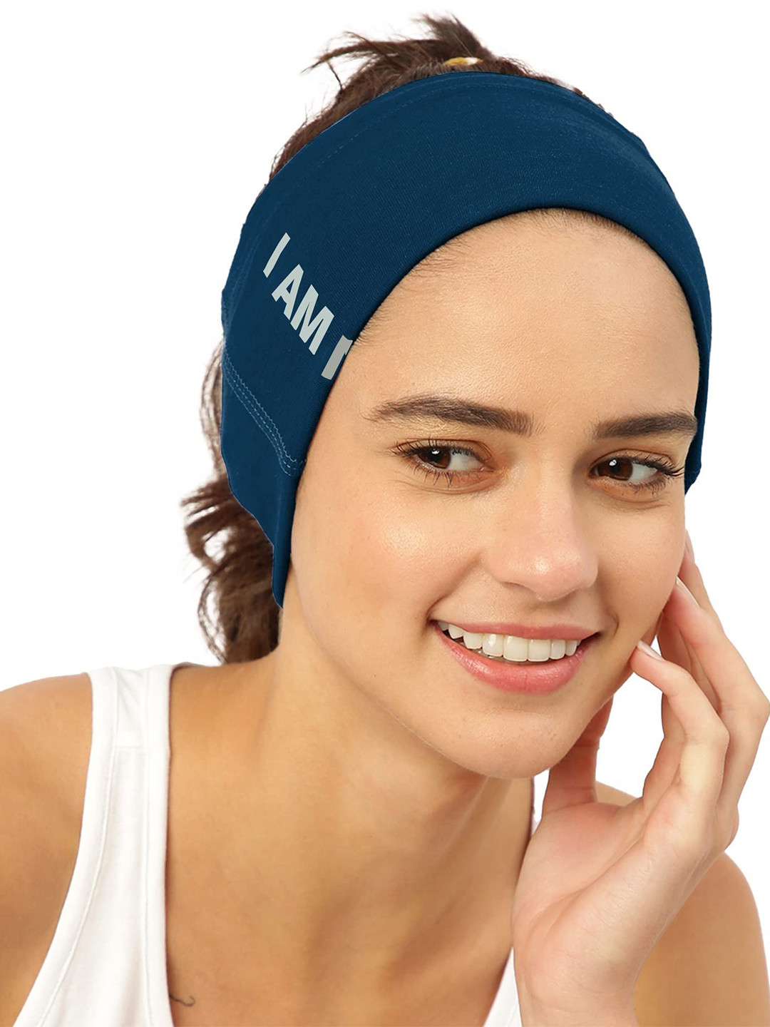 

FREECULTR Unisex Printed Bandana Headband, Blue