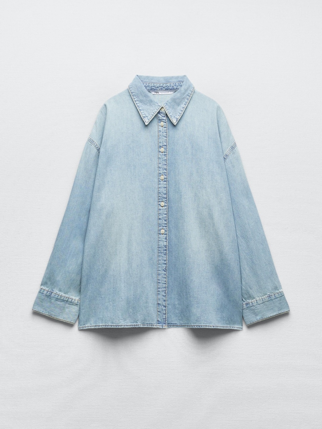 

ZARA Women Blue Shirts