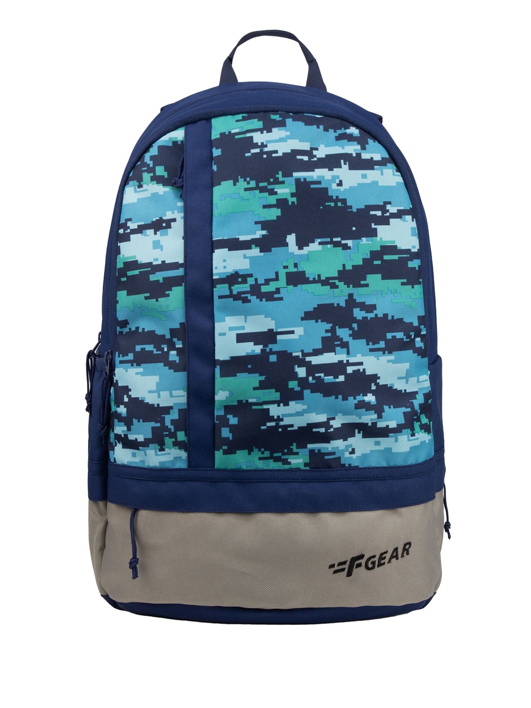 

F Gear Unisex Camouflage Printed Ergonomic Backpack 22 L, Blue