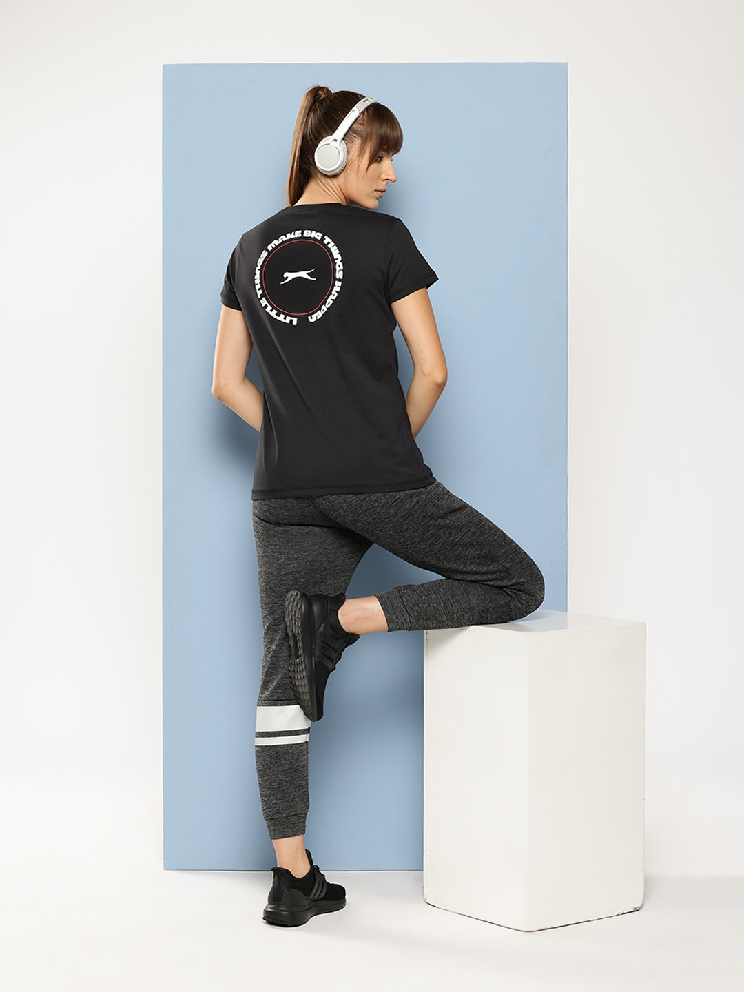 

Slazenger Typography Printed T-shirt, Black
