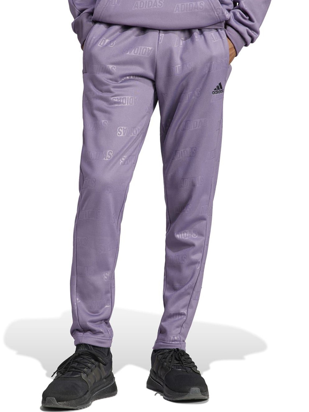 

ADIDAS Men Bl Pnt1 Q4 Mid-Rise Jogger, Purple