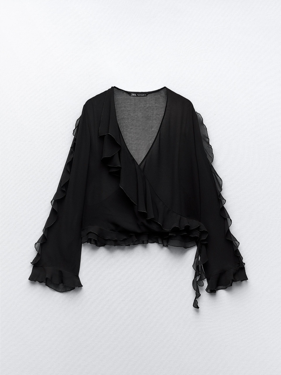

ZARA Women Black Tops