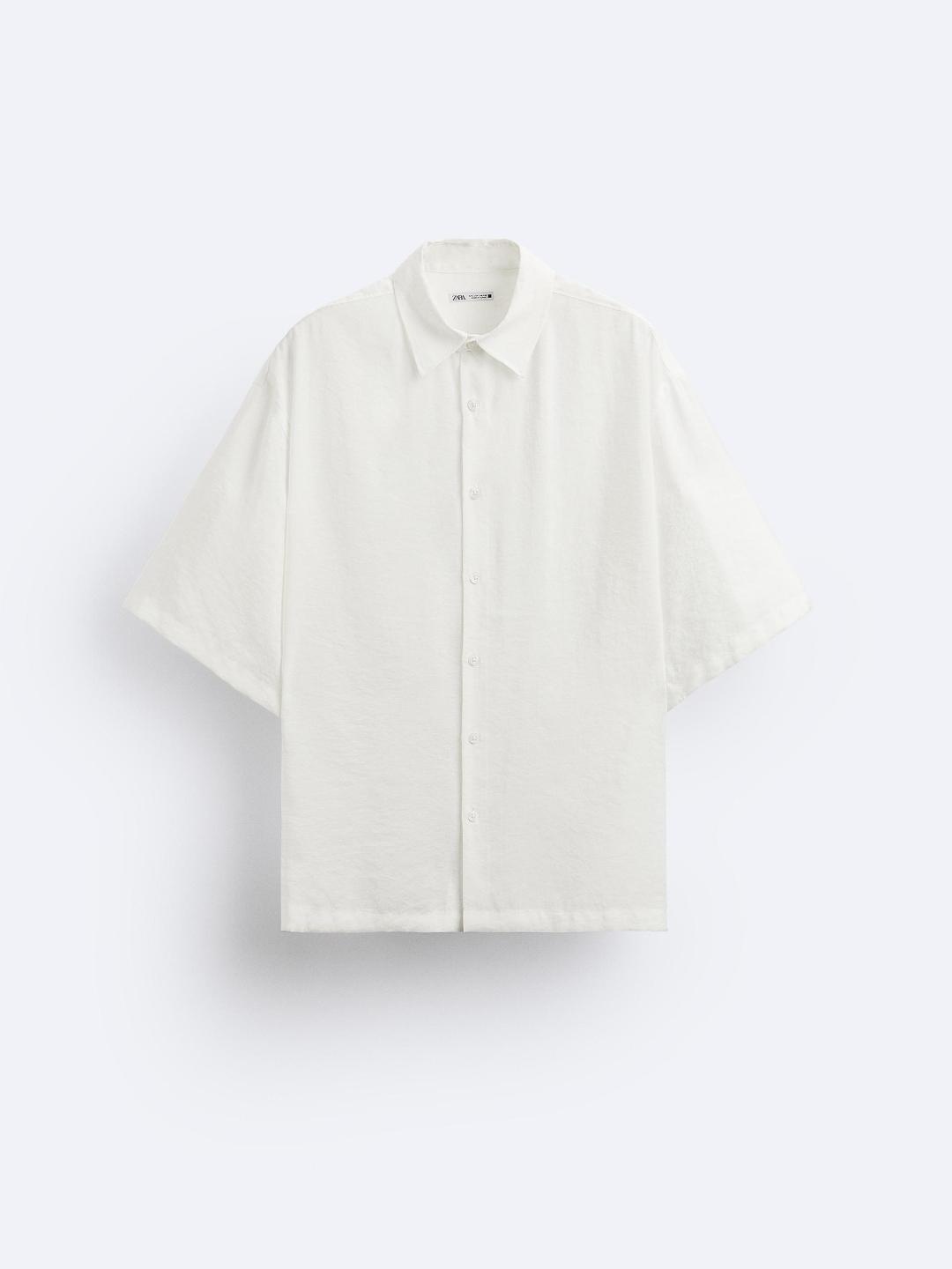 

ZARA Men White Shirts