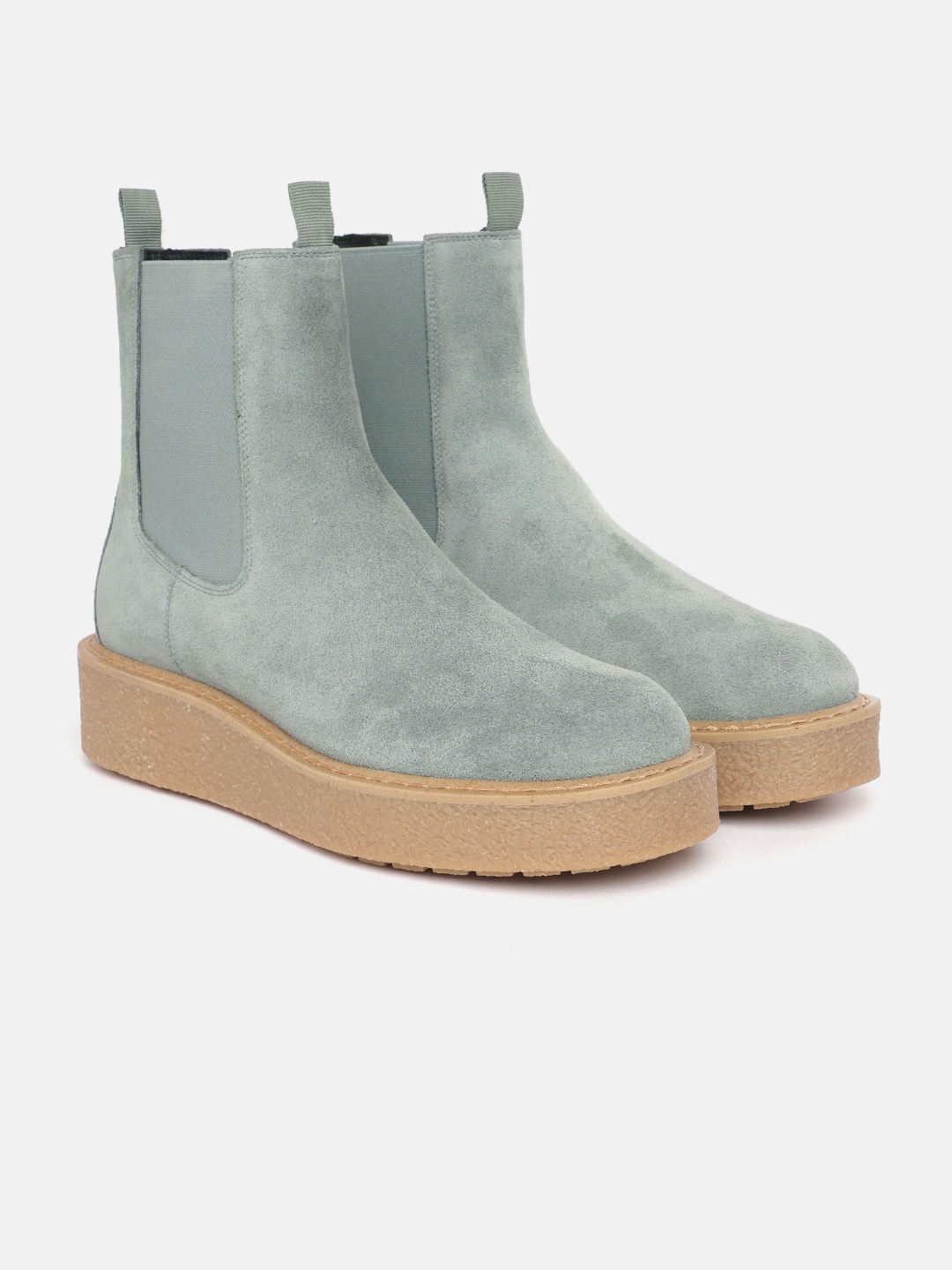 

Geox Women D Elidea C Colourblocked Leather Ankle Boots, Grey