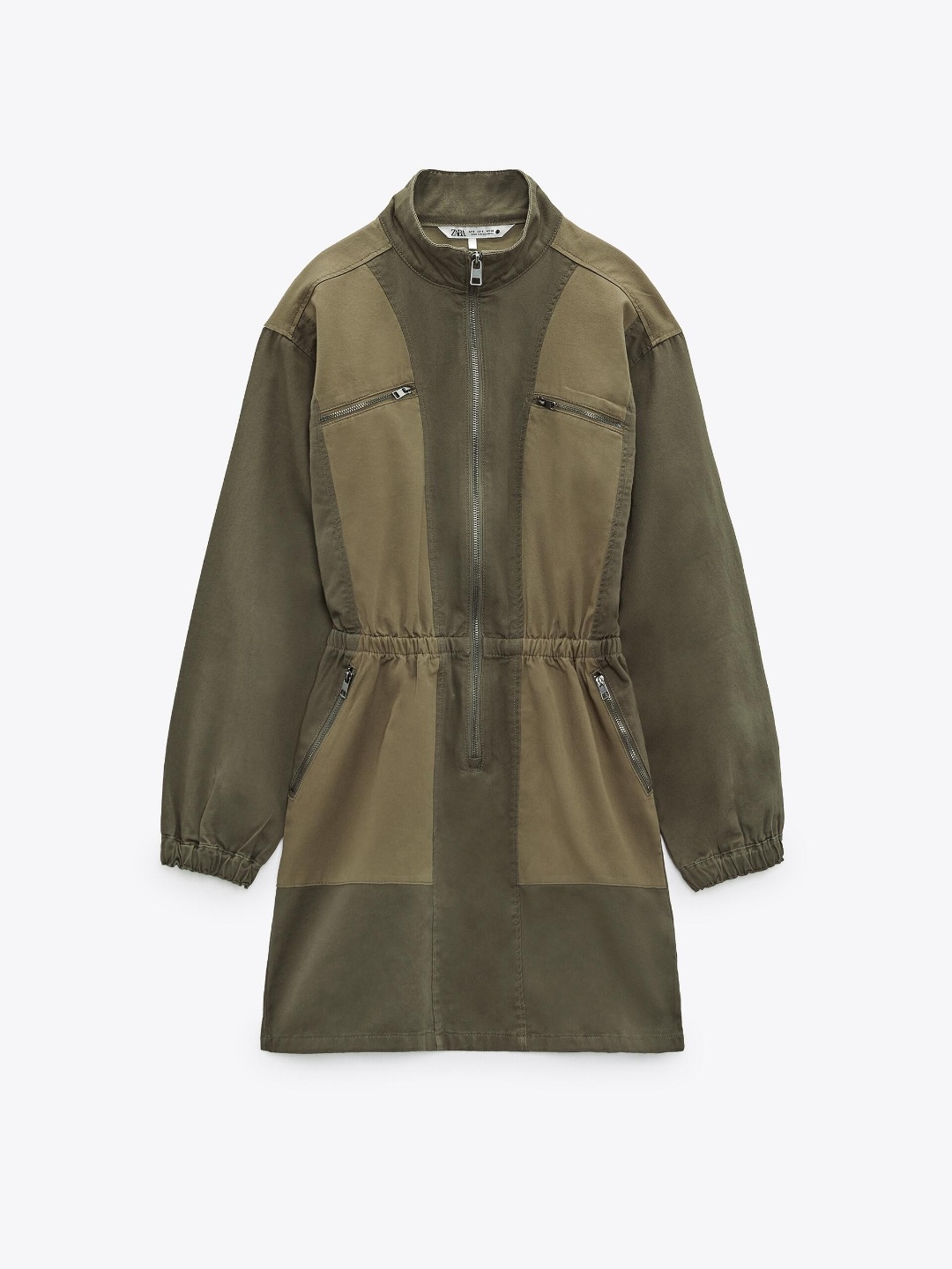

ZARA Women Khaki Dress