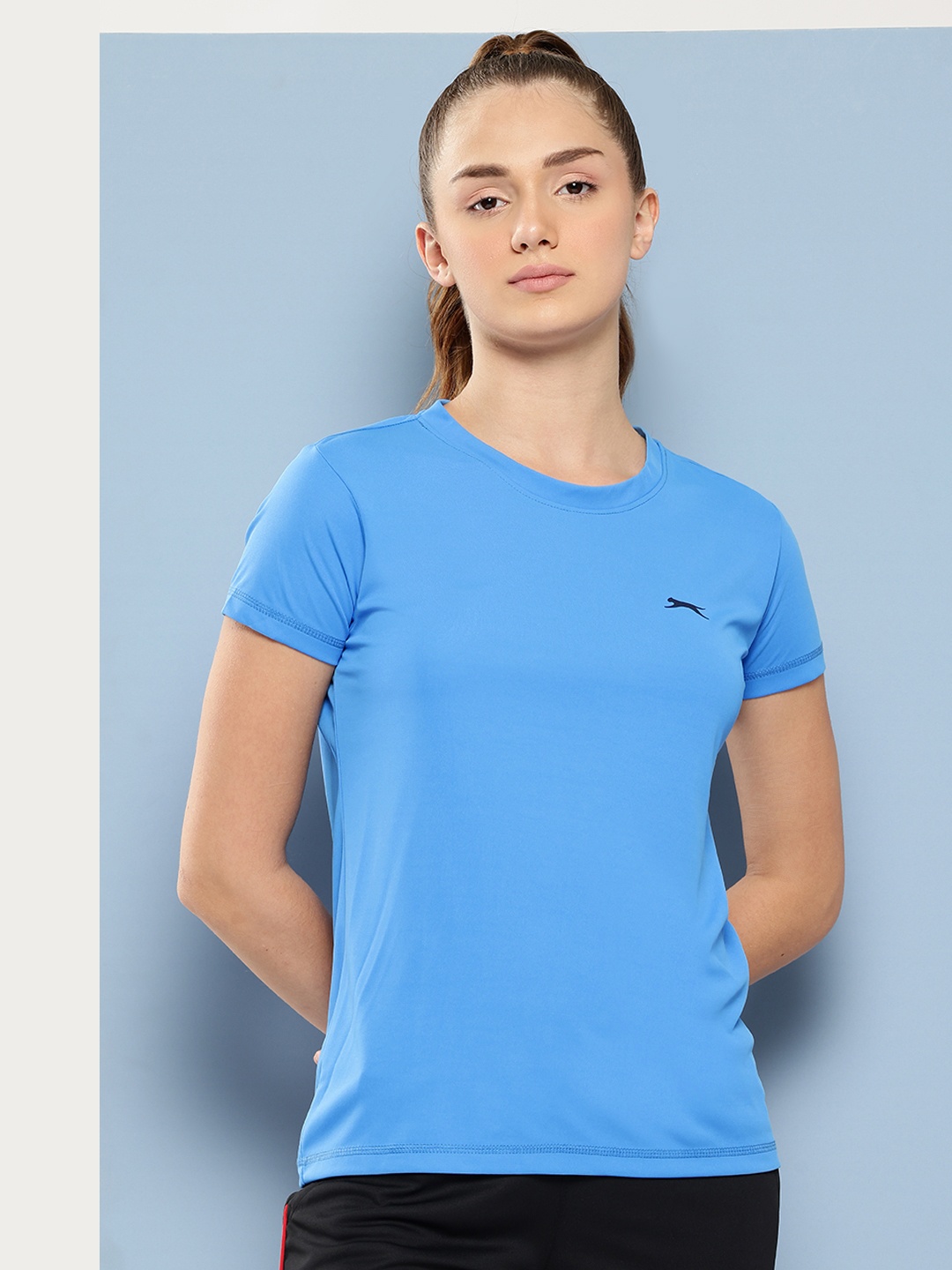 

Slazenger Regular-Fit Typography Print Ultra-Dry T-shirt, Blue