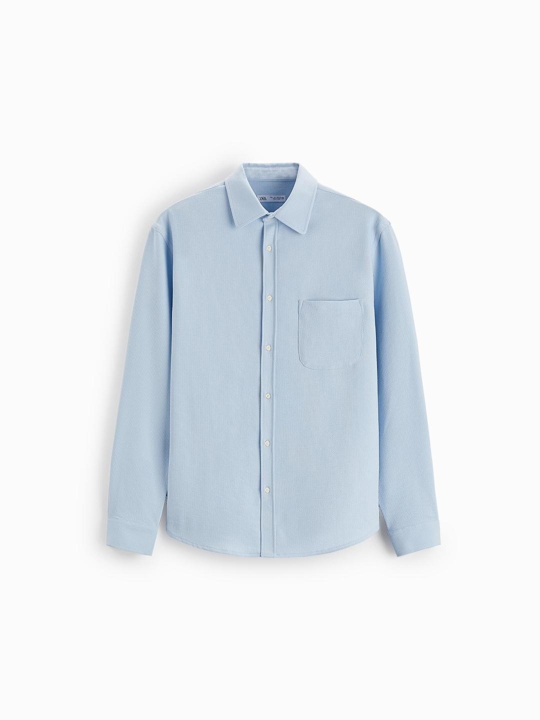 

ZARA Men Shirts, Blue