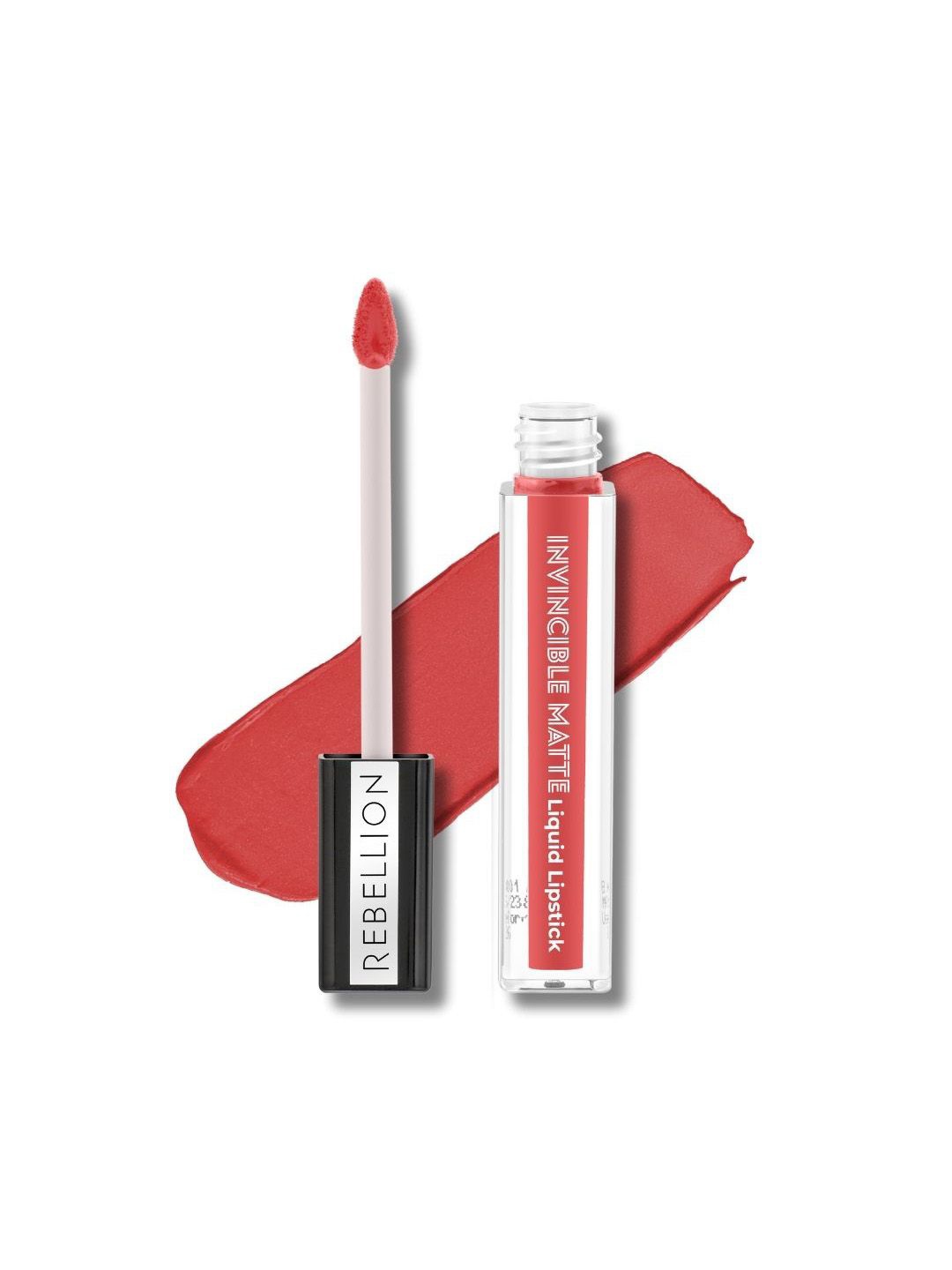 

Rebellion Cosmetics Invincible Matte Liquid Lipstick-28.27 g-Enthusiastic Punch 04, Coral