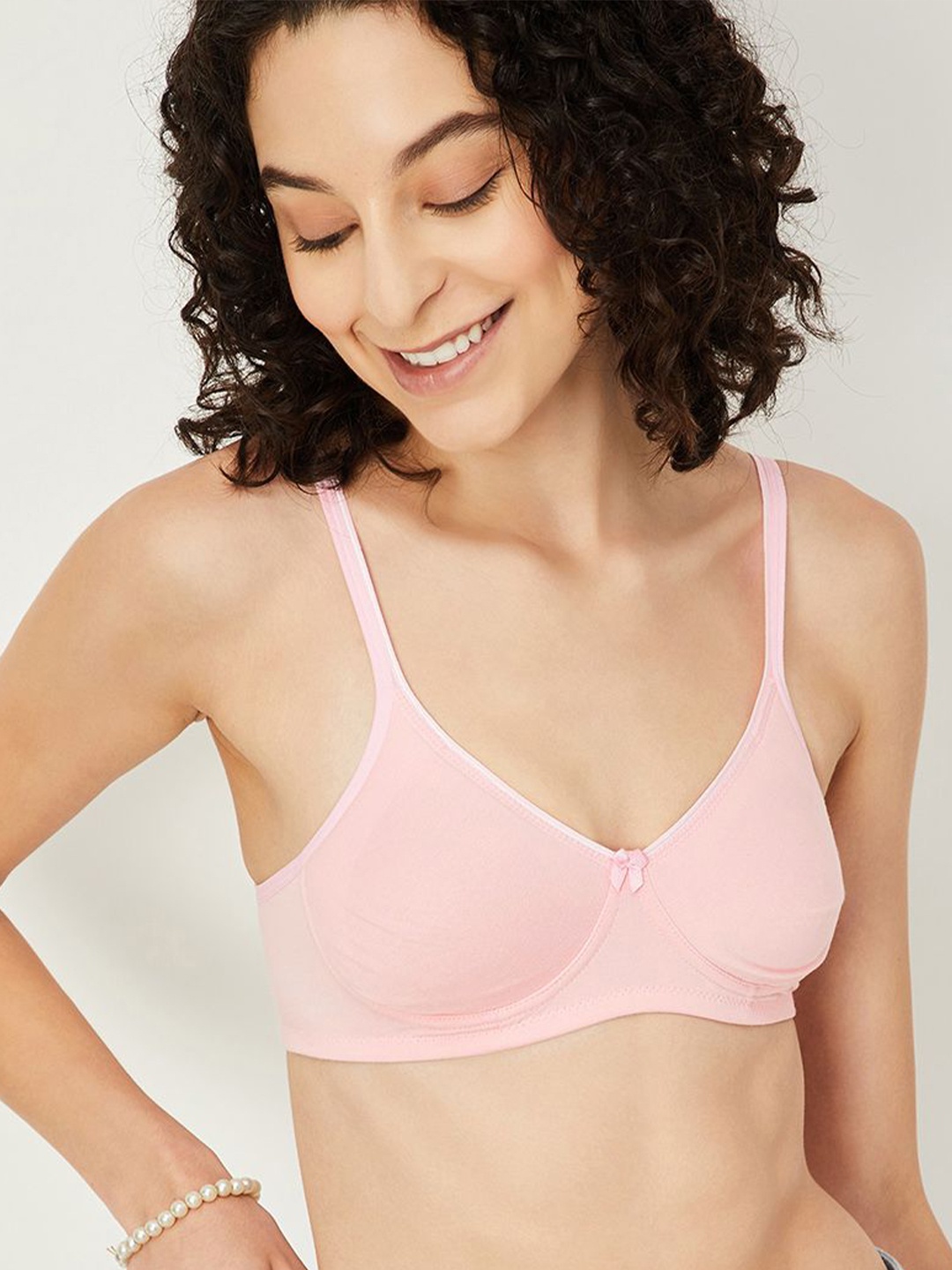 

max Women Full Coverage Lightly Padded Bra, Pink