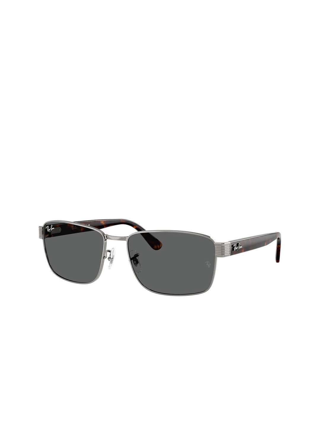 

Ray-Ban Unisex Square Sunglasses with UV Protected Lens 8056262246702, Grey