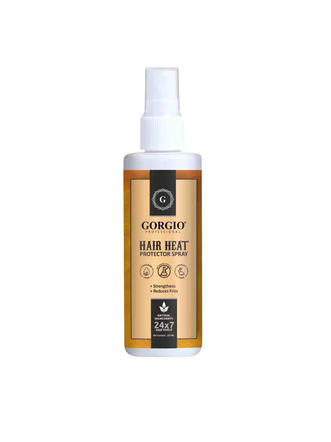 

GORGIO PROFESSIONAL Hair Heat Frizz Control Protector Spray - 100 ml, White