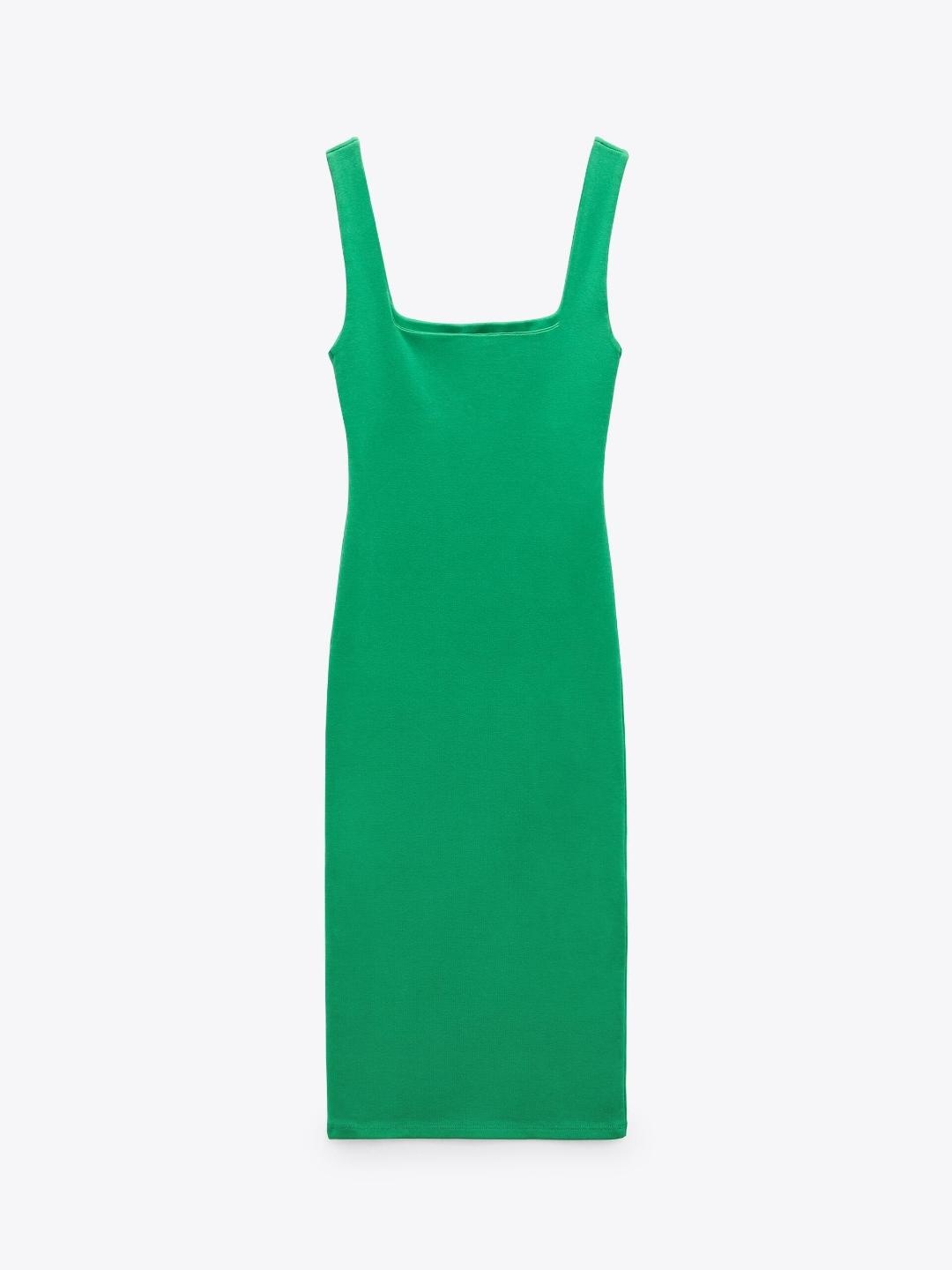 

ZARA Women Green Dress