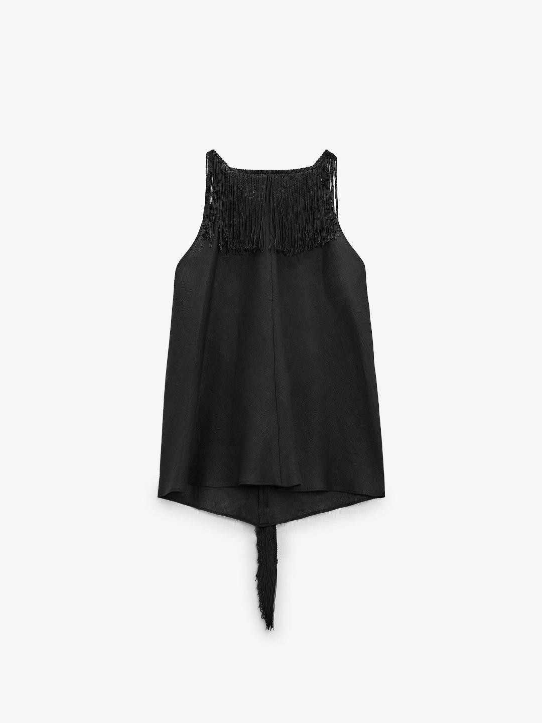 

ZARA Women Black Top