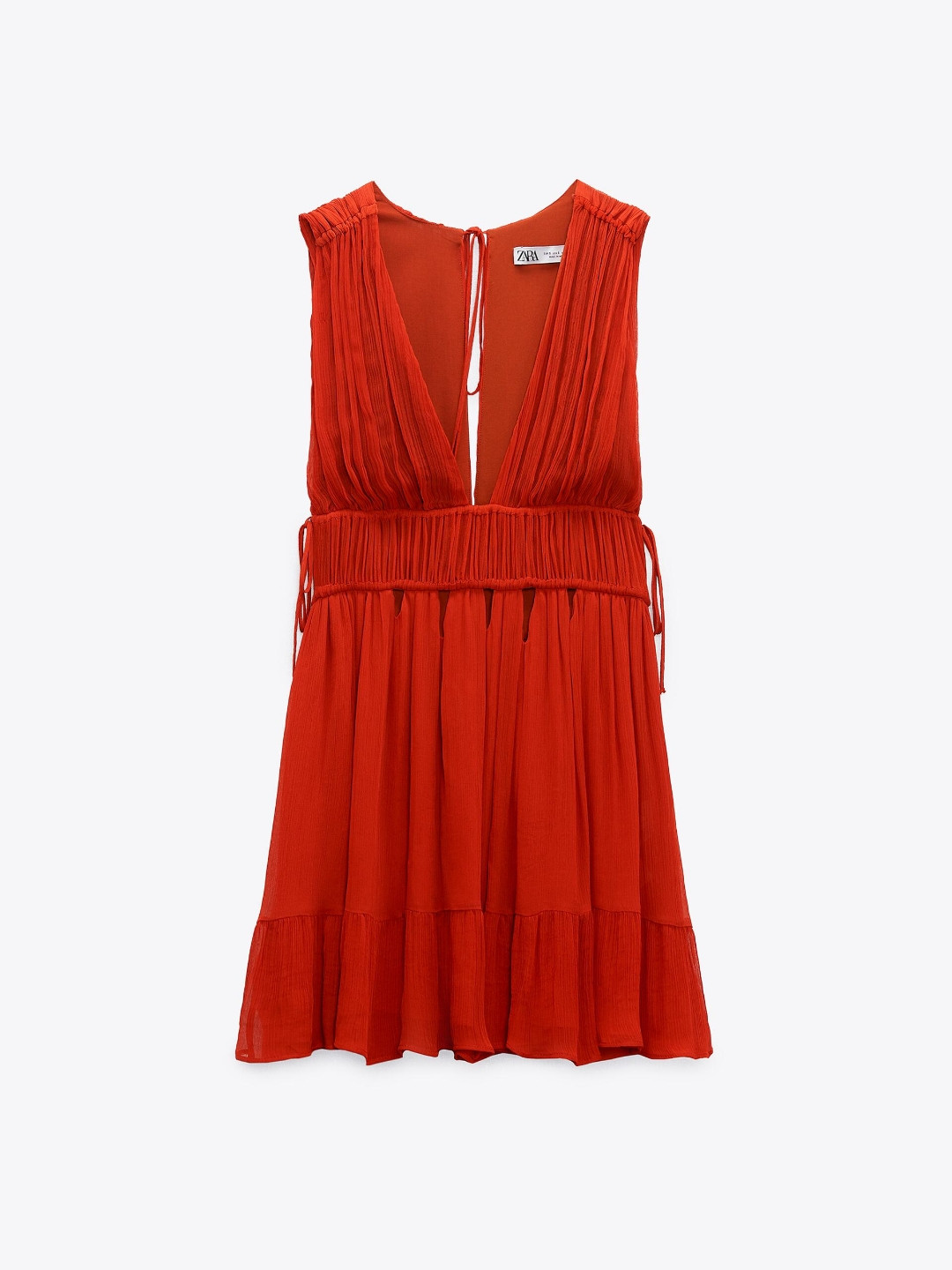 

ZARA Women Orange Dress