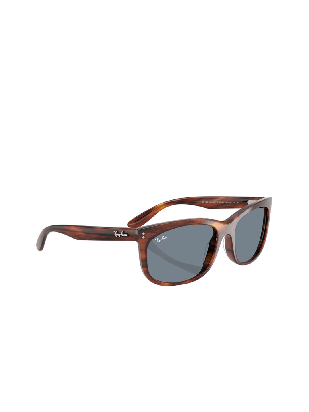 

Ray-Ban Unisex Square Sunglasses With UV Protected Lens 8056262246887, Blue