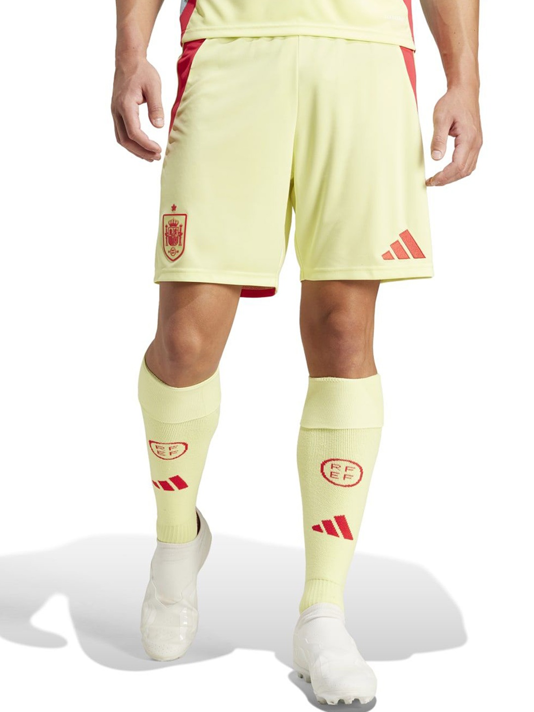 

ADIDAS Men Fef A Sho Mid-Rise Short, Yellow
