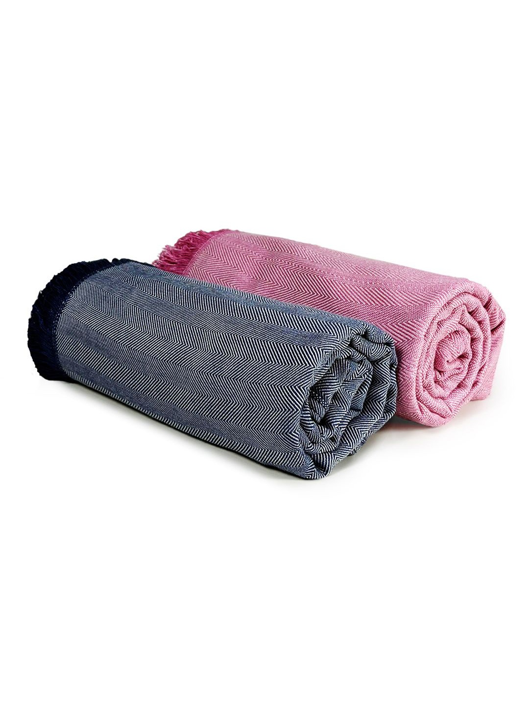 

Heelium Peach & Pink 2 Pieces Bamboo 250 GSM Bath Towels