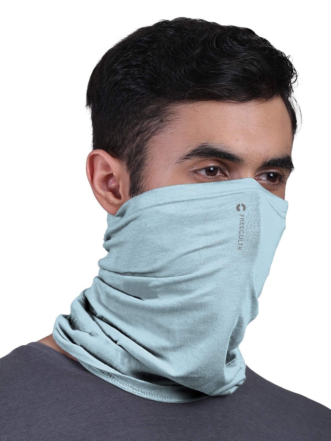 

FREECULTR Unisex Pack Of 5 Anti Microbial Multipurpose Bandana Headband, White