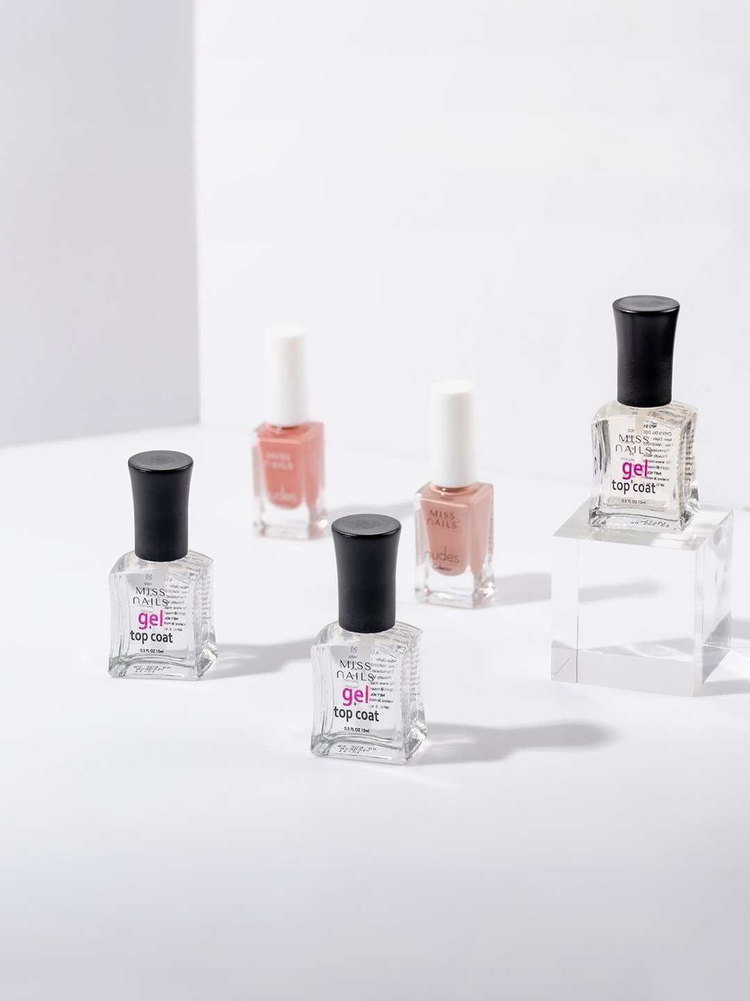 

MISS NAILS Toxic Free Gel Top Coat 15 ml - GTC59, Transparent