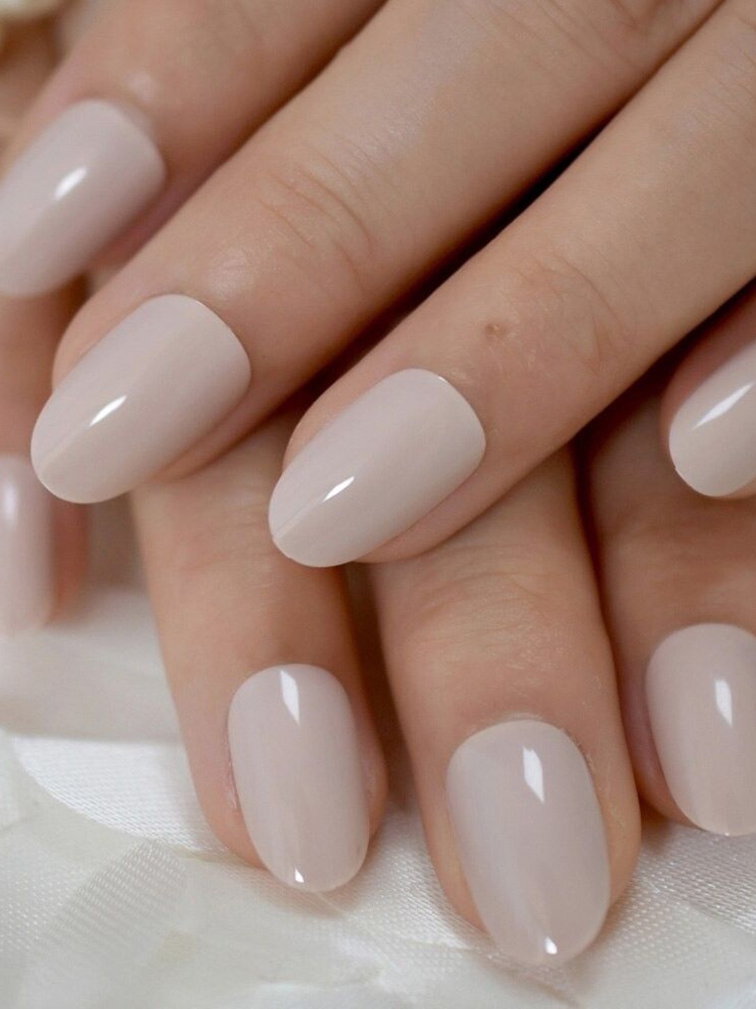 

Pep Nails Artificial Press On Nails - Dusk - 24Pcs, Beige