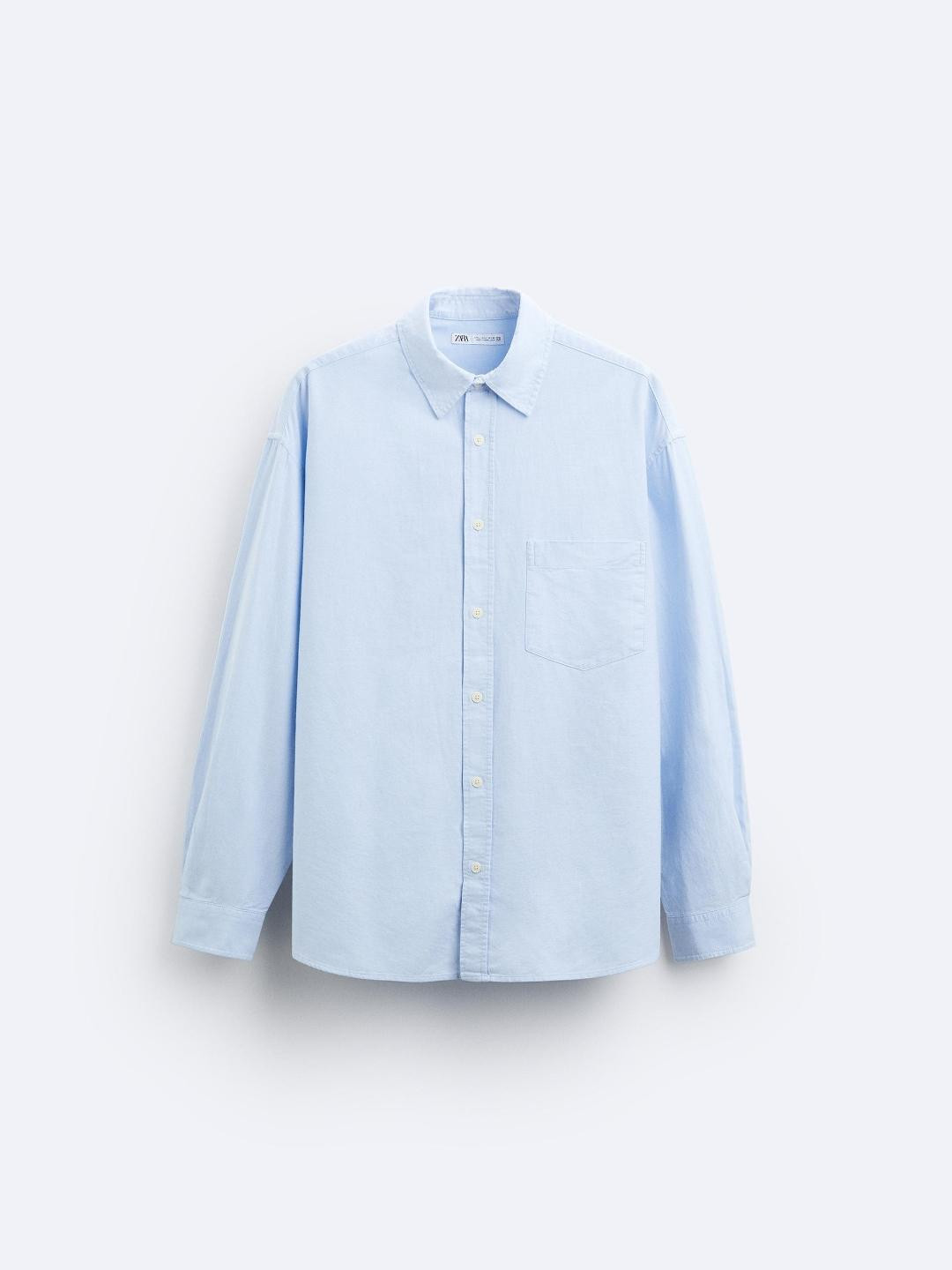 

ZARA Men Blue Shirts