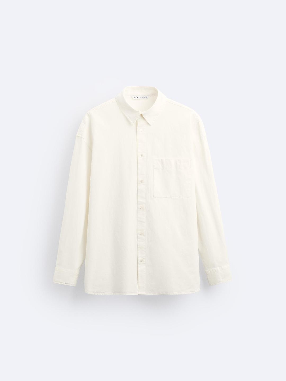 

ZARA Men Beige Shirts