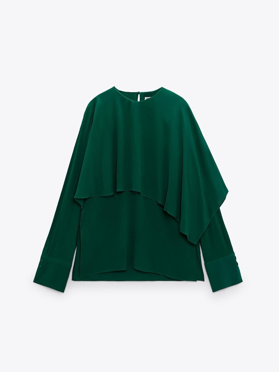 

ZARA Women Tops, Green