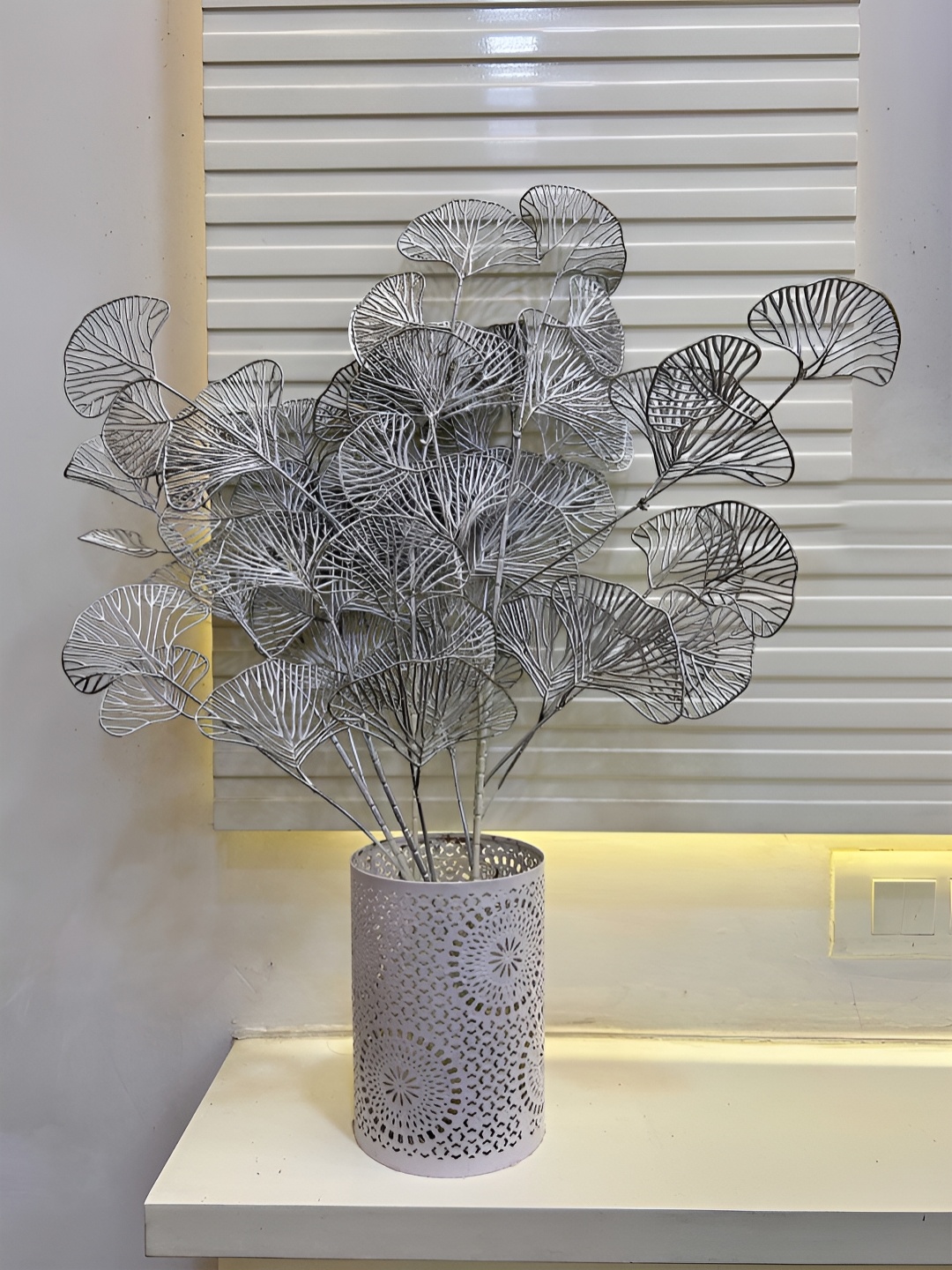 

ARTSY Silver-Toned 1 Pieces Artificial Flower