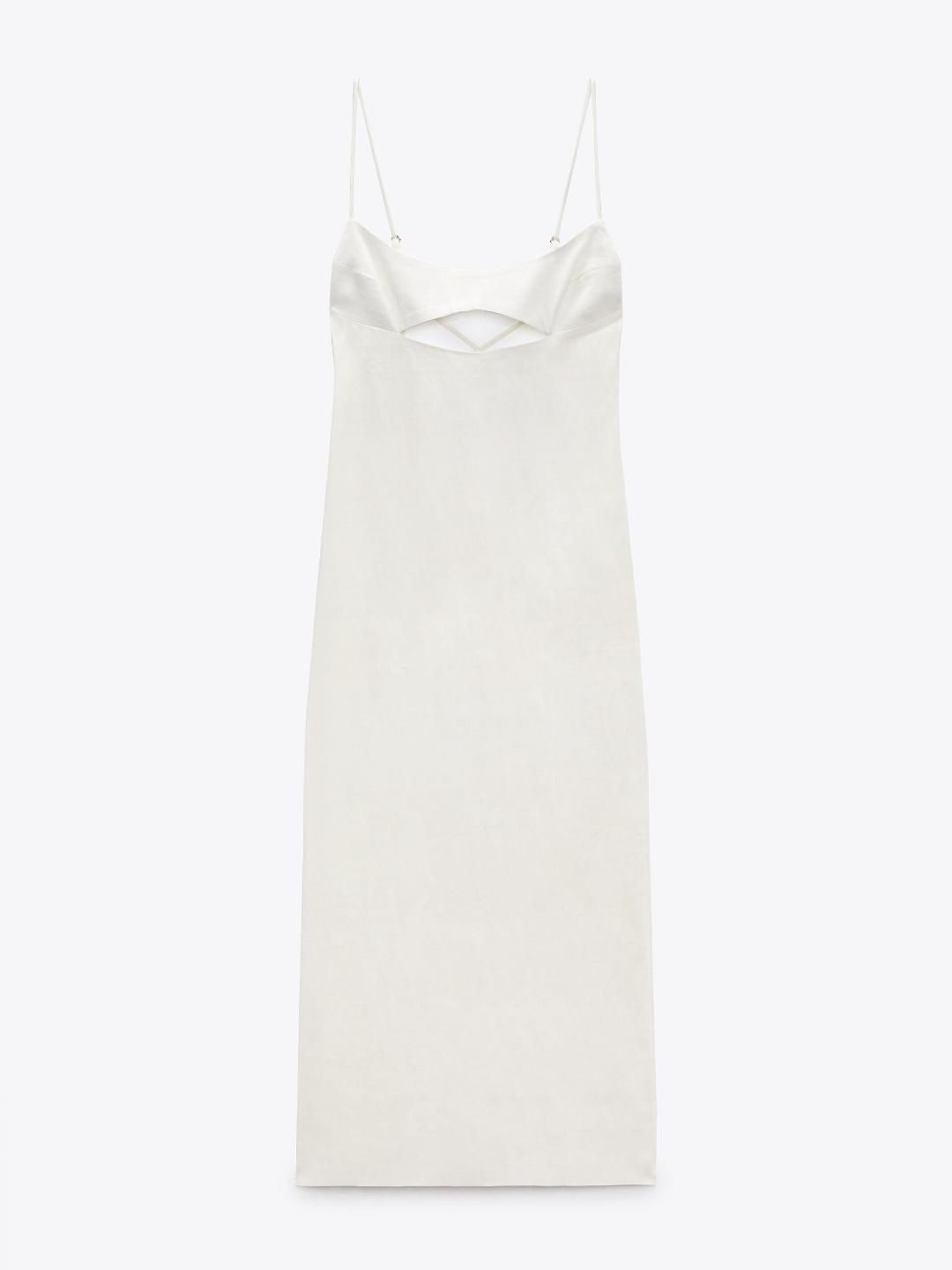 

ZARA Women Beige Dress