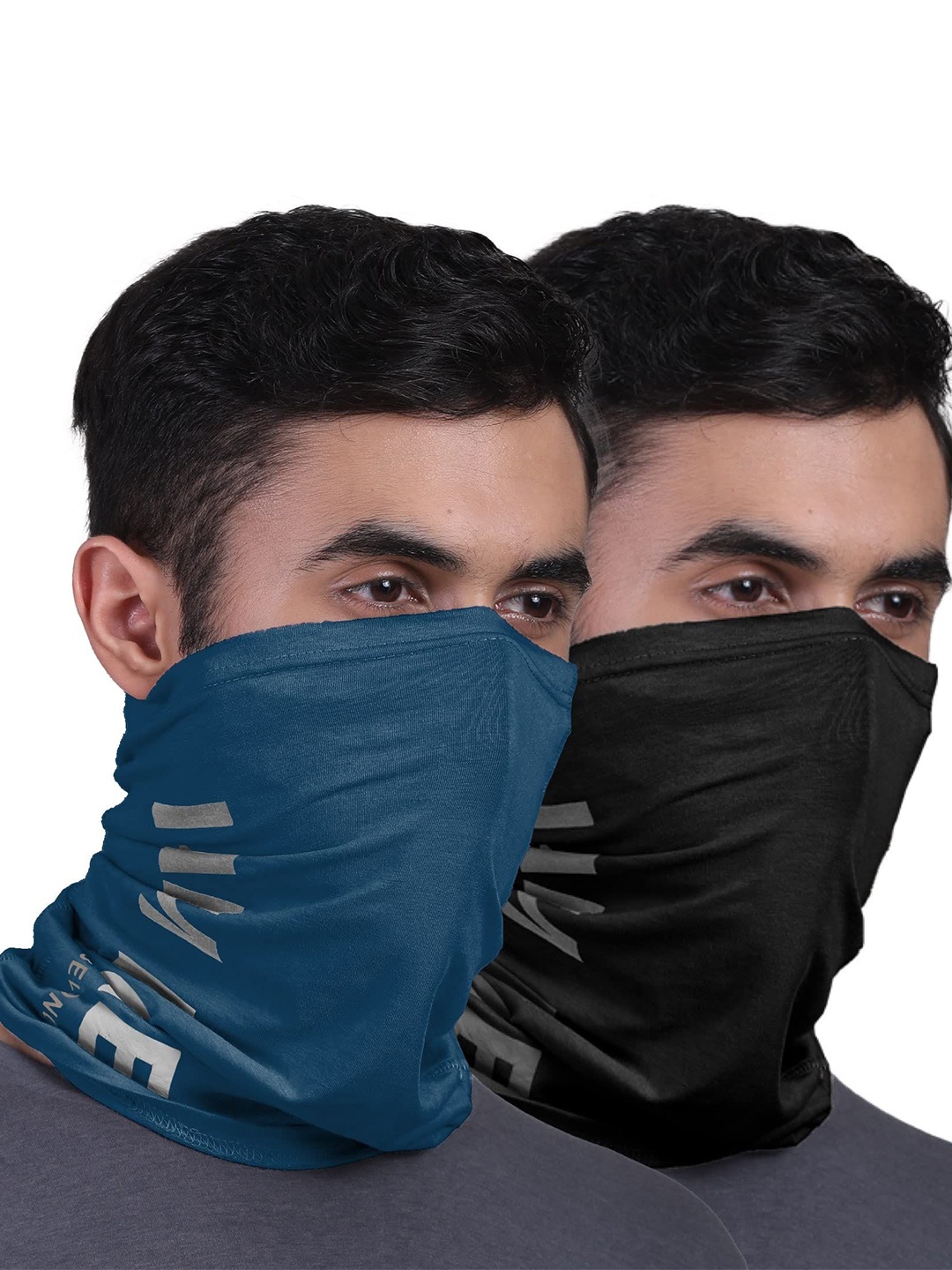 

FREECULTR Unisex Bandana Pack of 2 Headband, Black