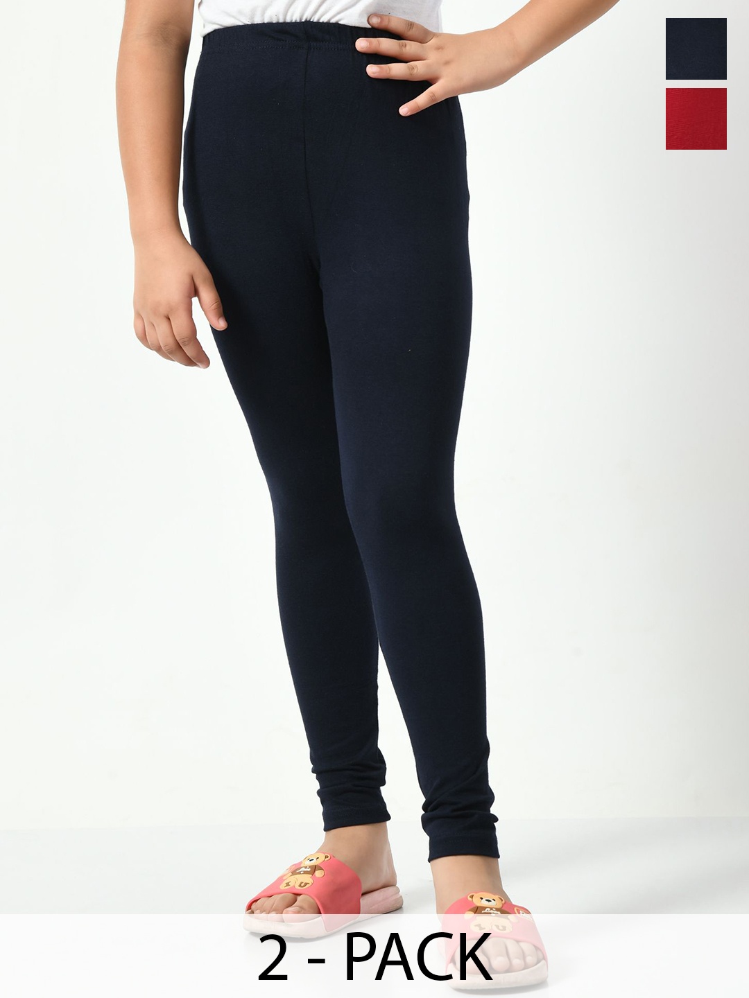 

KAYU Girls Pack Of 2 Ankle-Length Leggings, Rose