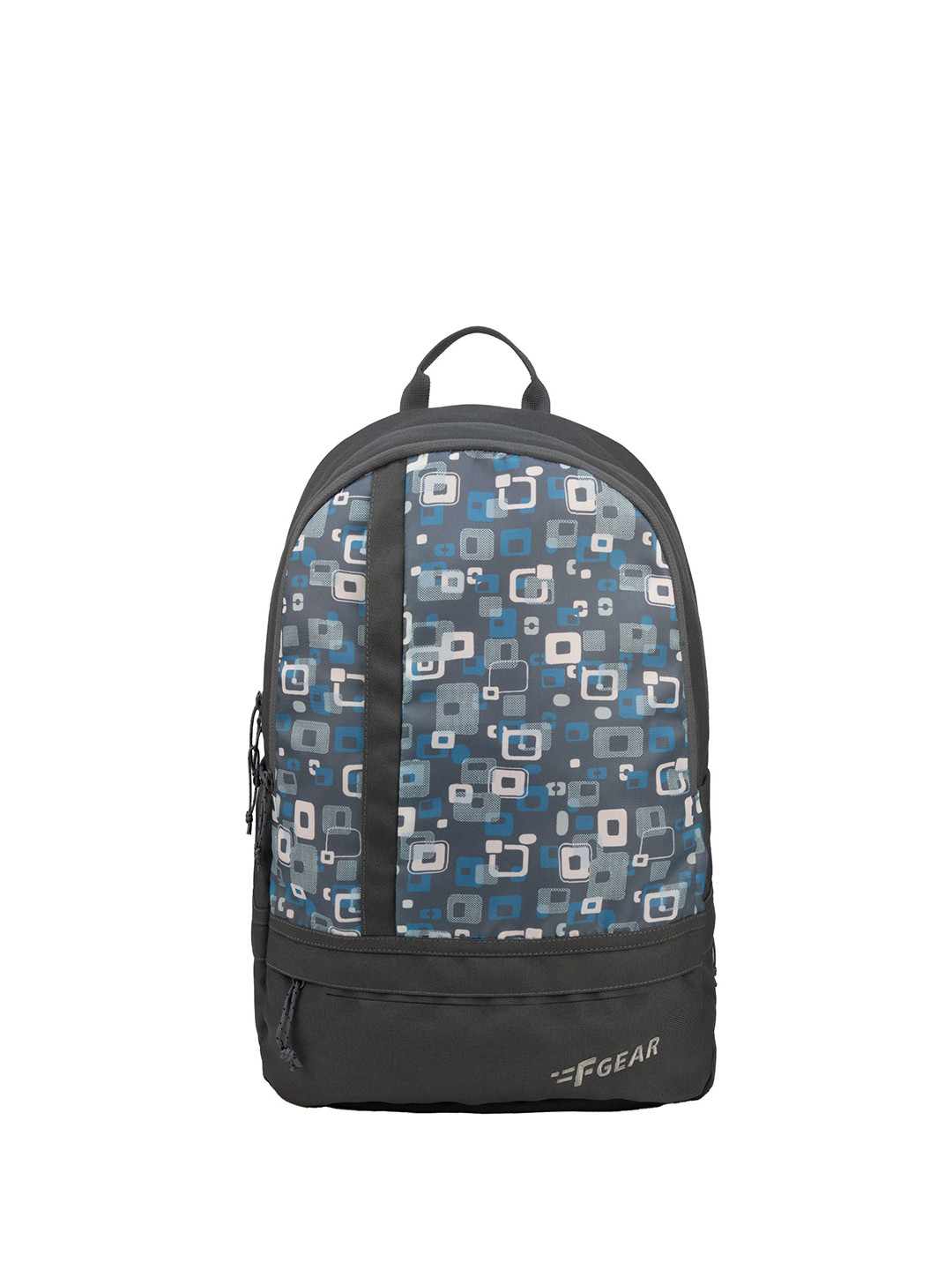 

F Gear Unisex Geometric Printed Ergonomic Backpack 22 L, Grey