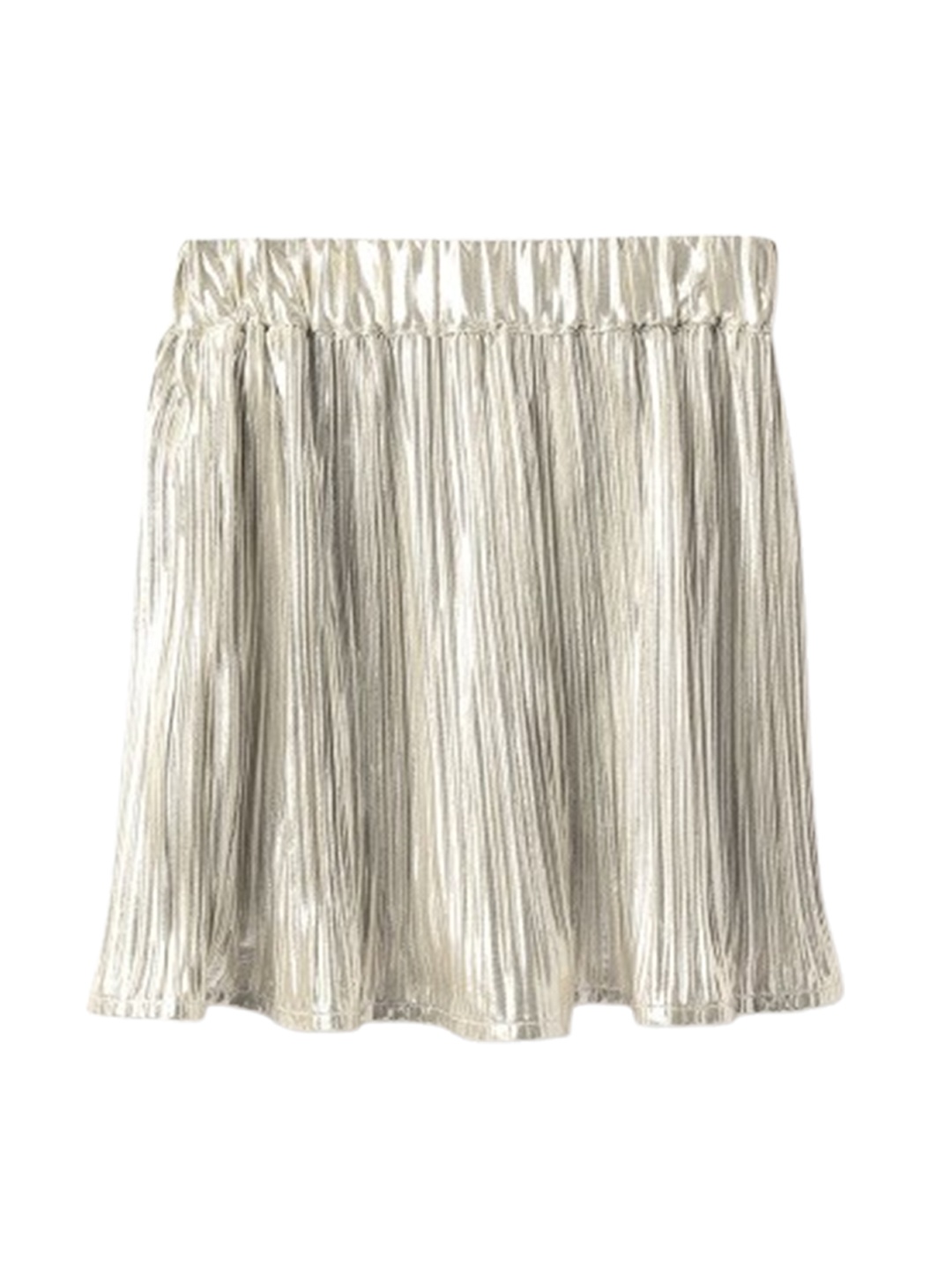 

United Colors of Benetton Girls Flared Casual Skirts, Silver